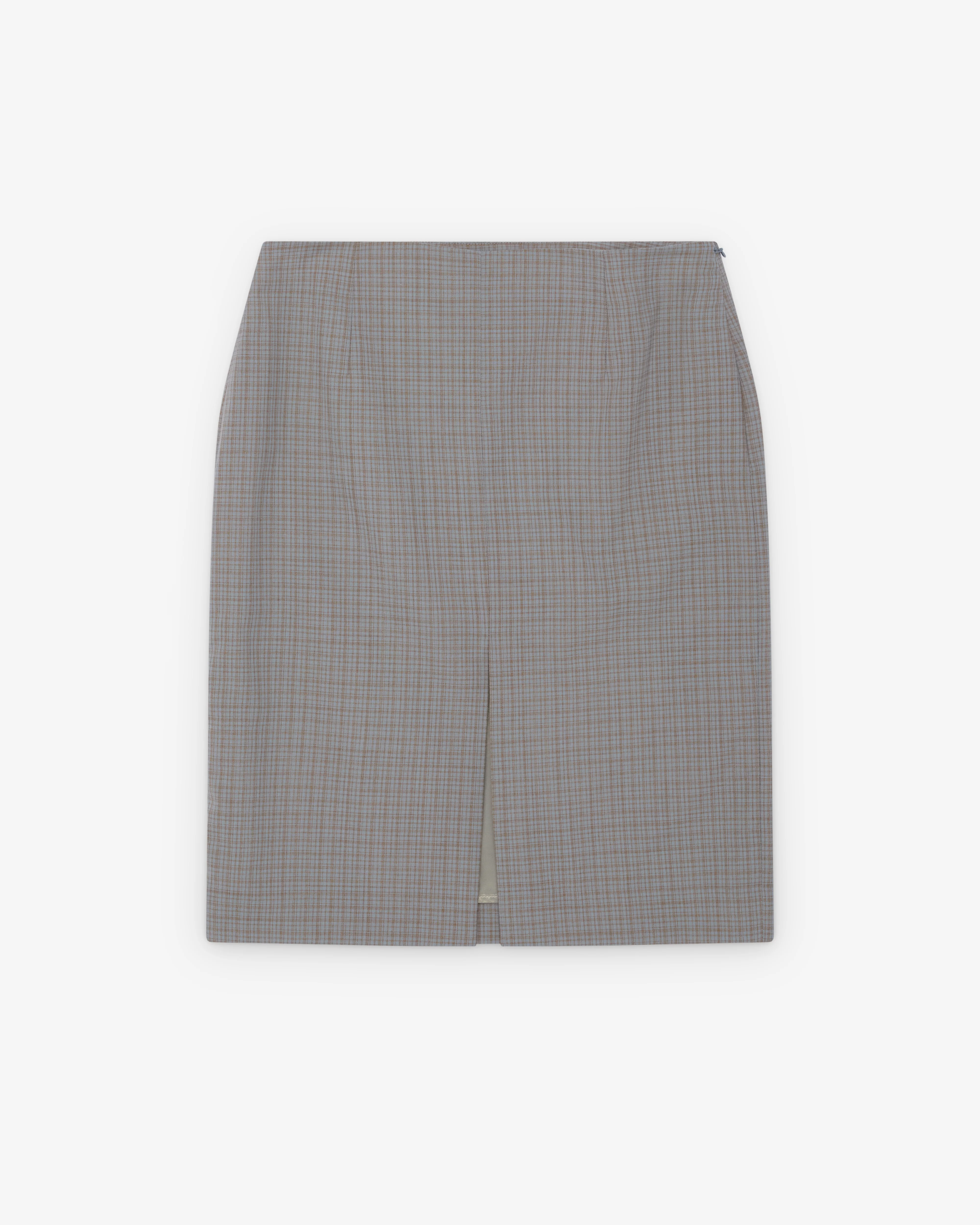 Our Legacy - Women's Siren Skirt - (Frosted Moss Check)