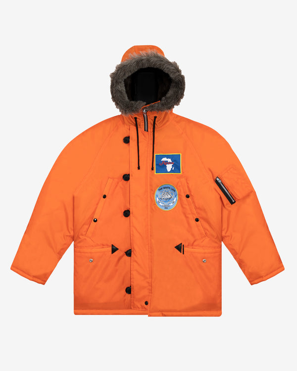 Denim Tears - Men
s Longest Trip Parka - (Orange)