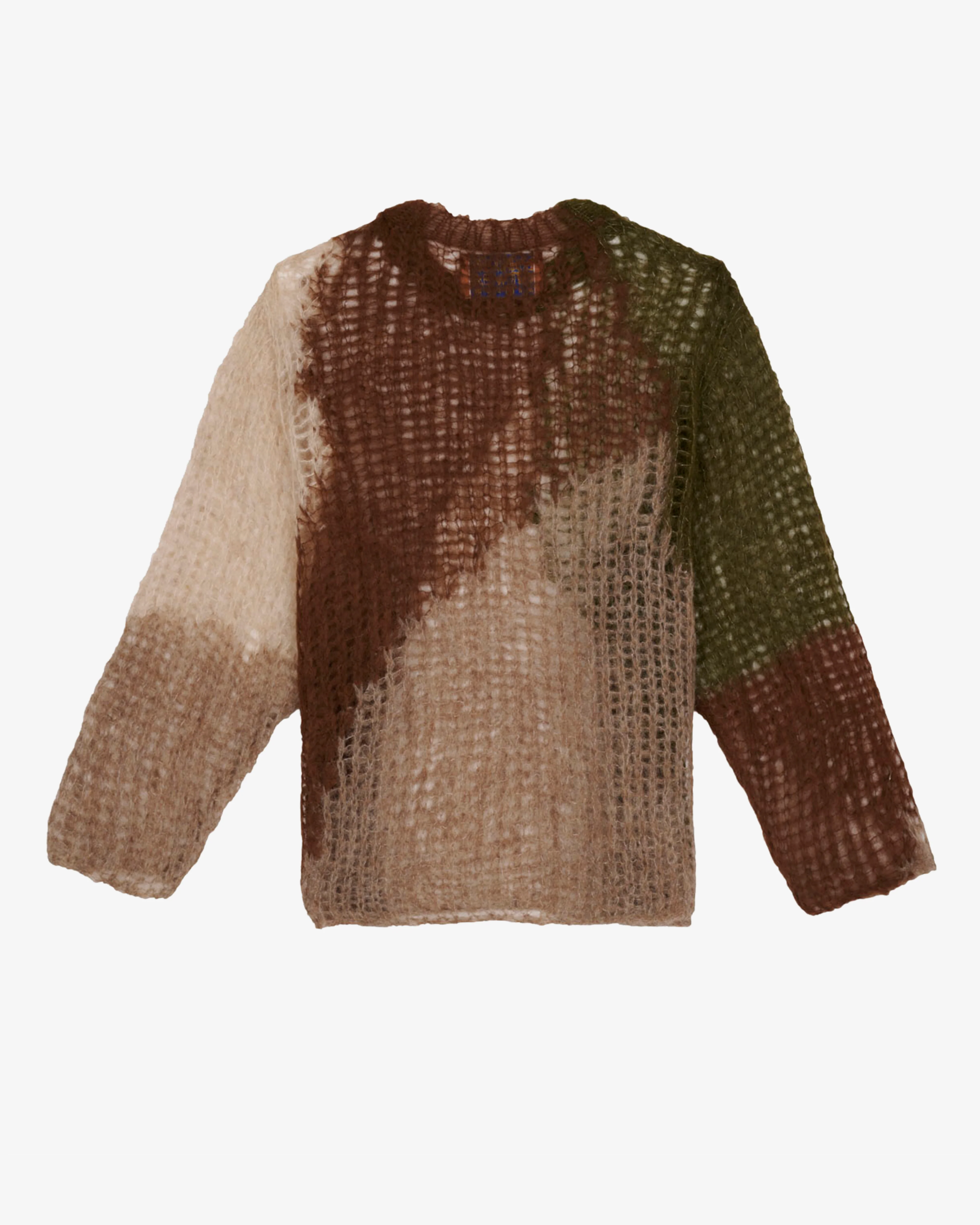 Brain Dead - Men's Threadbare Sweater - (Olive)