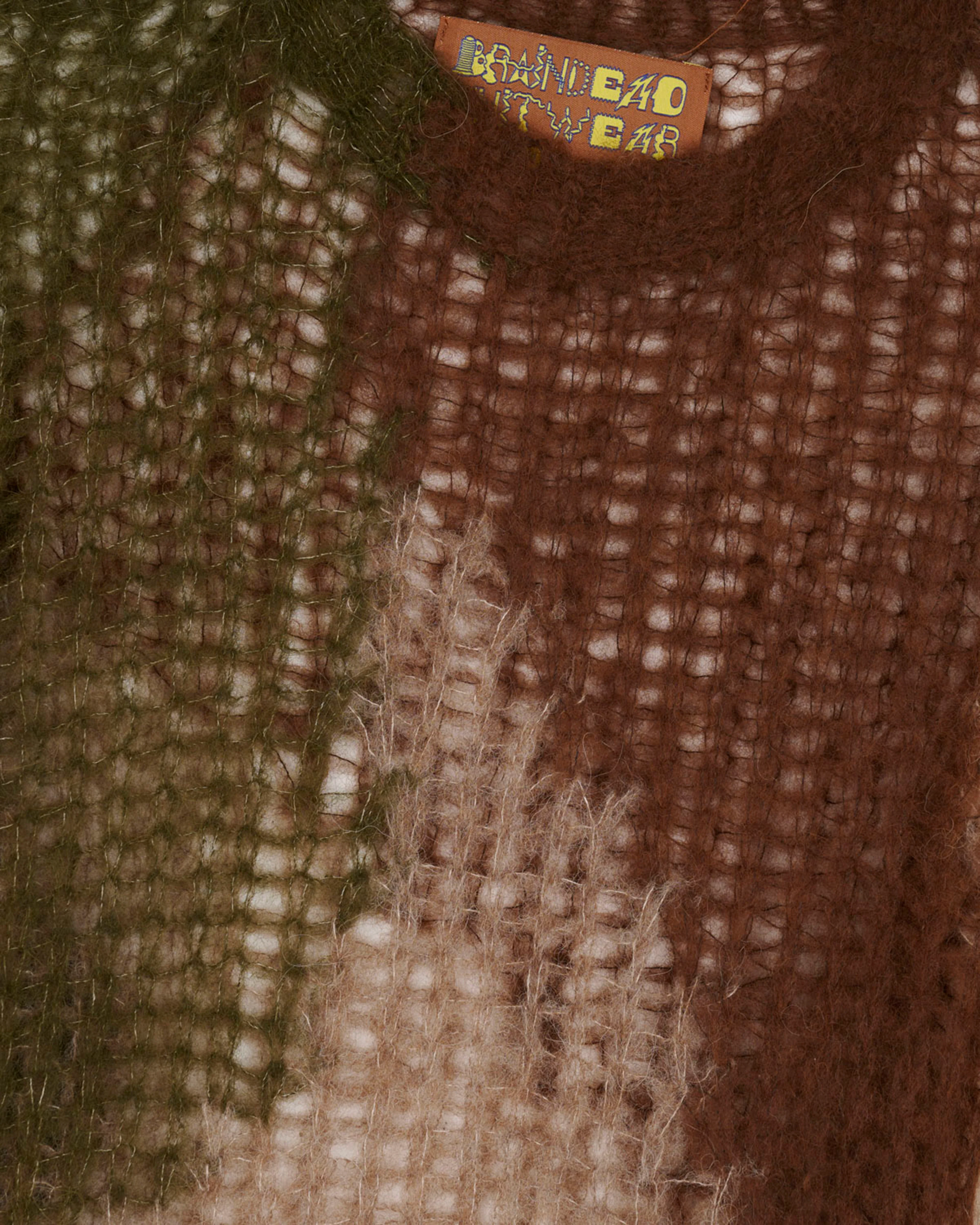 Brain Dead - Men's Threadbare Sweater - (Olive)