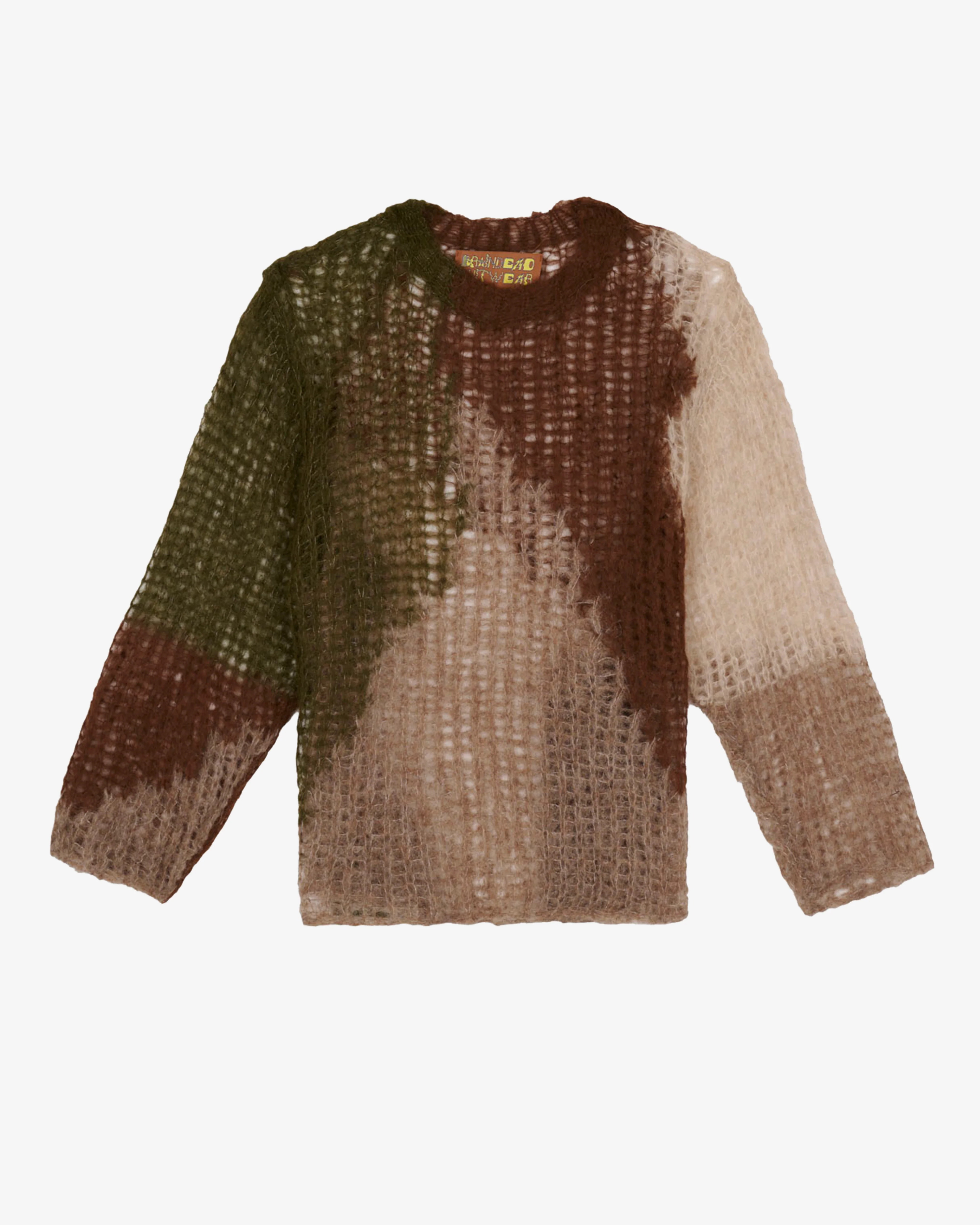 Brain Dead - Men's Threadbare Sweater - (Olive)