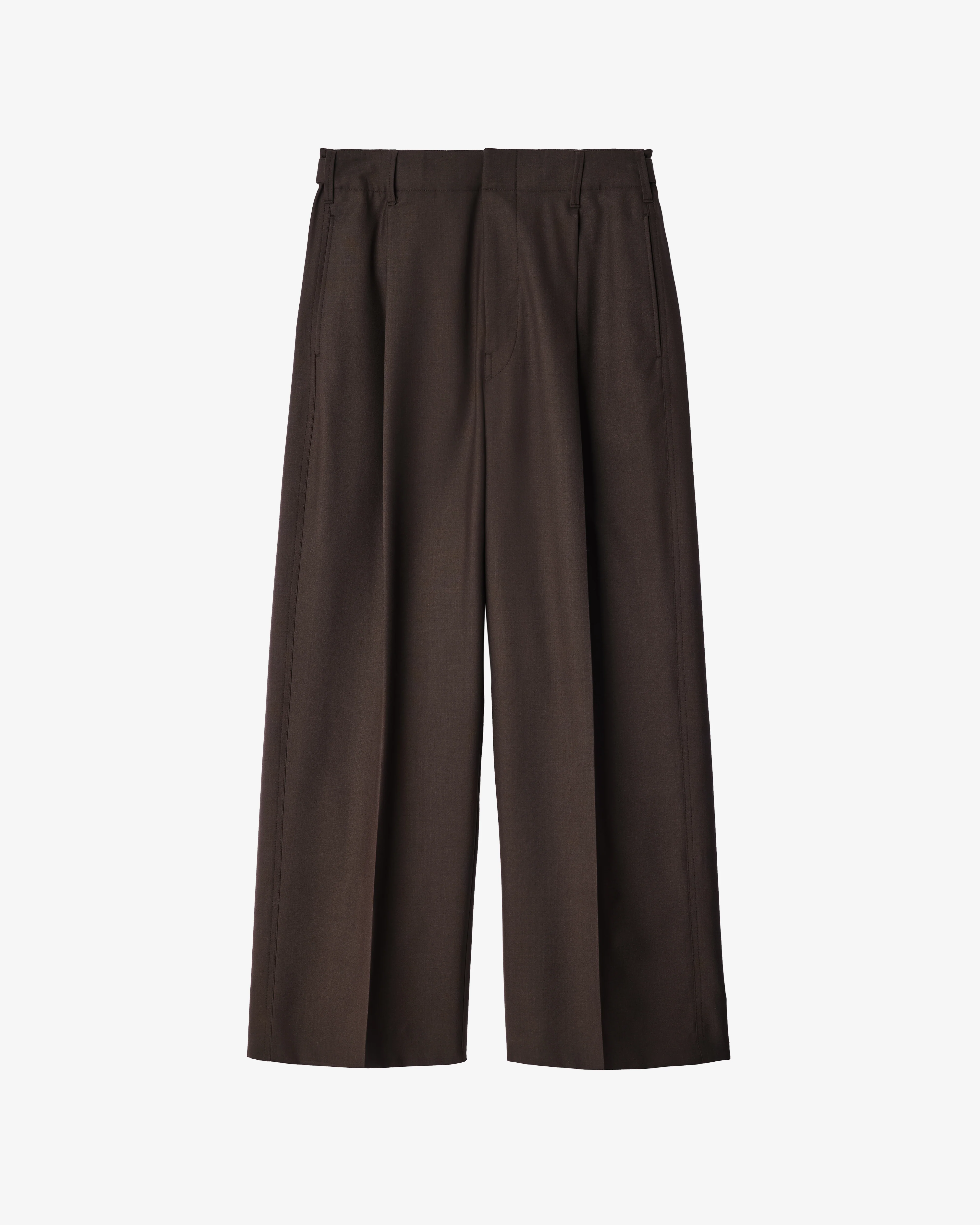 Lemaire - Men's Single Pleat Tailored Pants - (Moss)
