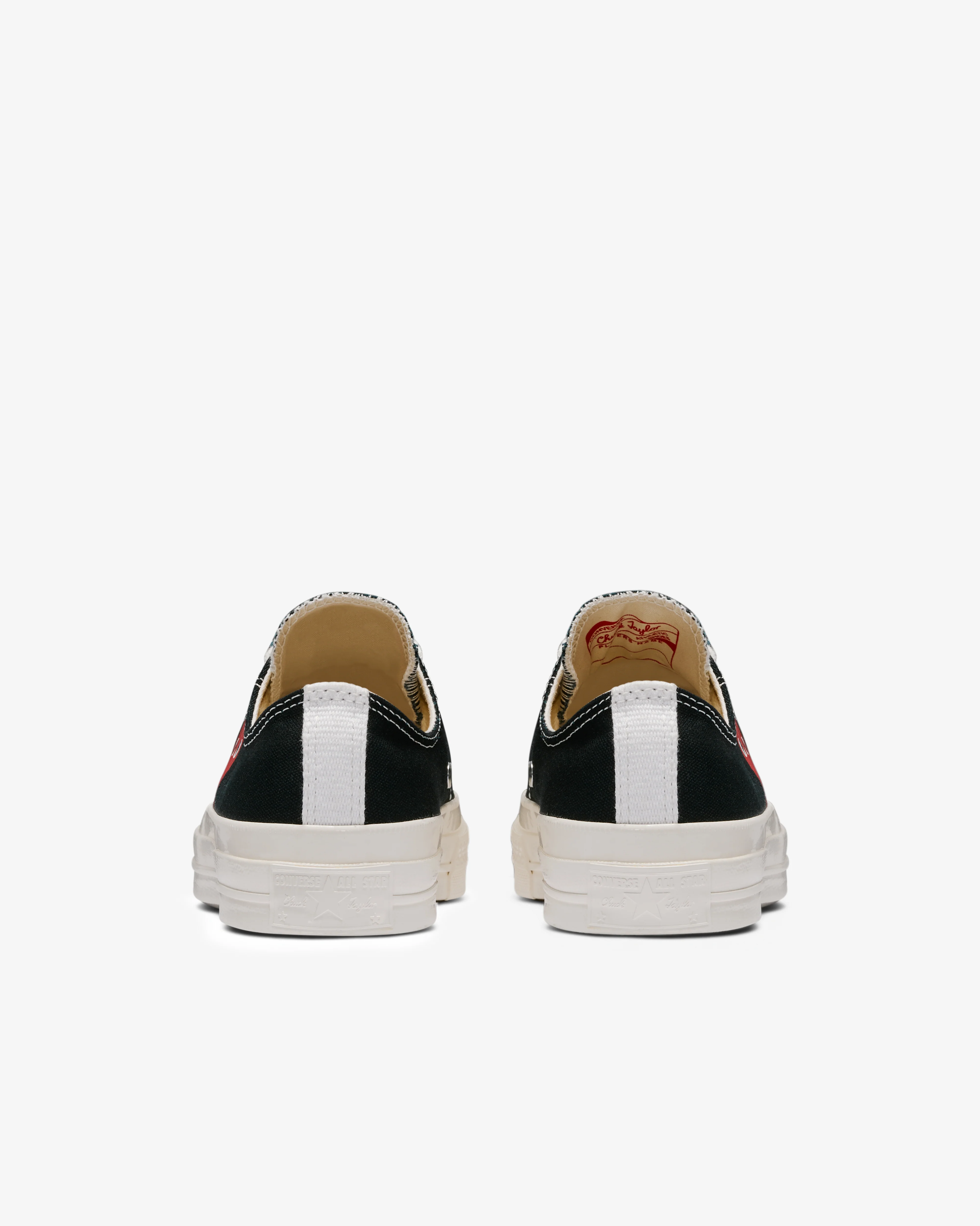 Play Converse - Small Red Heart All Star '70 Low Sneakers - (Black)