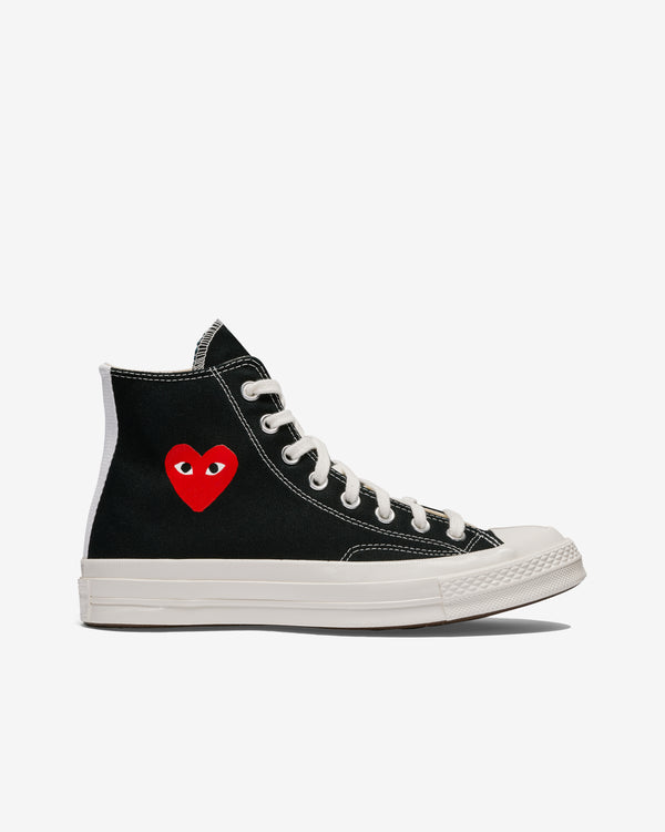 Play Converse - Small Red Heart All Star 
70 High Sneakers - (Black)