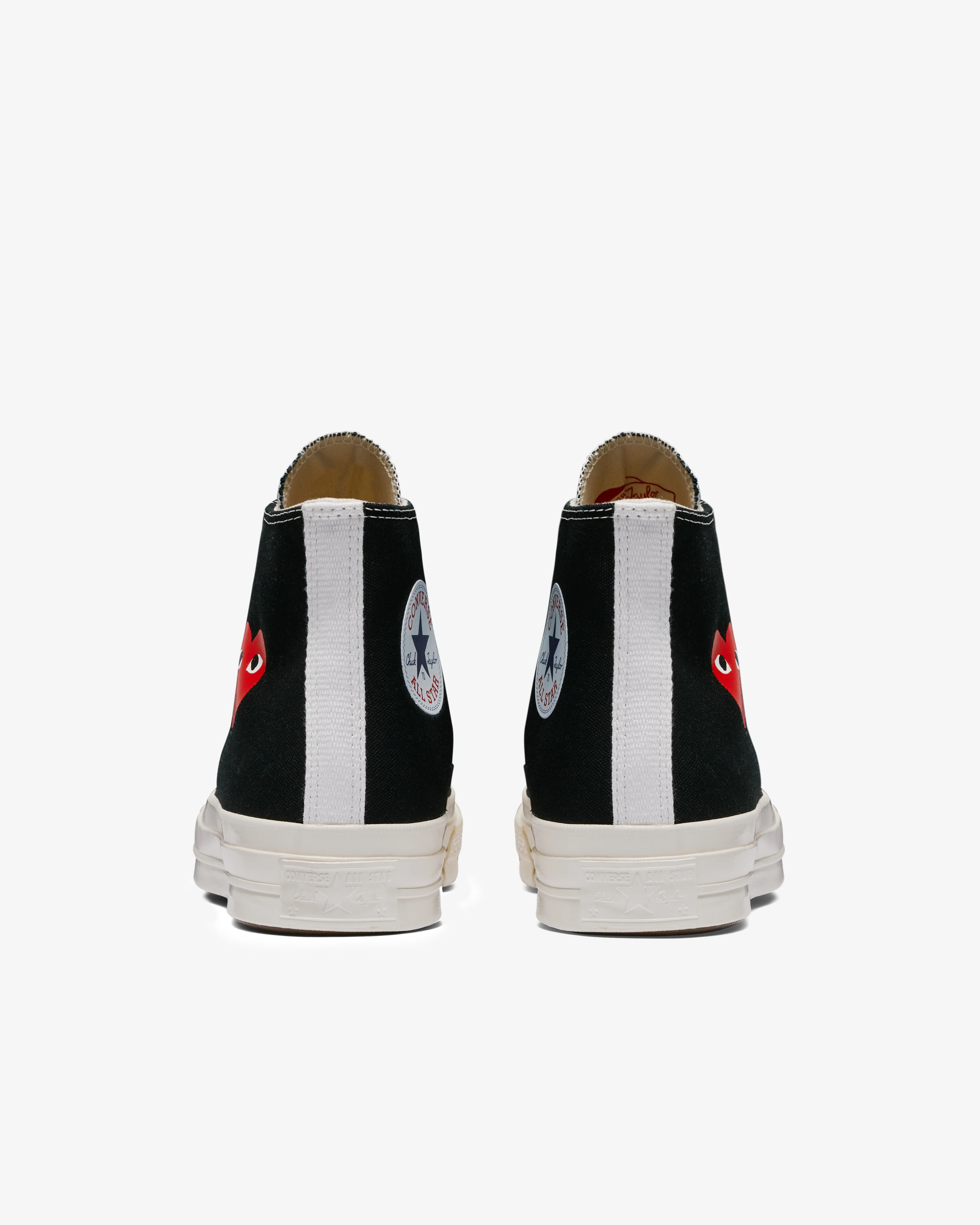 Play Converse - Small Red Heart All Star '70 High Sneakers - (Black)