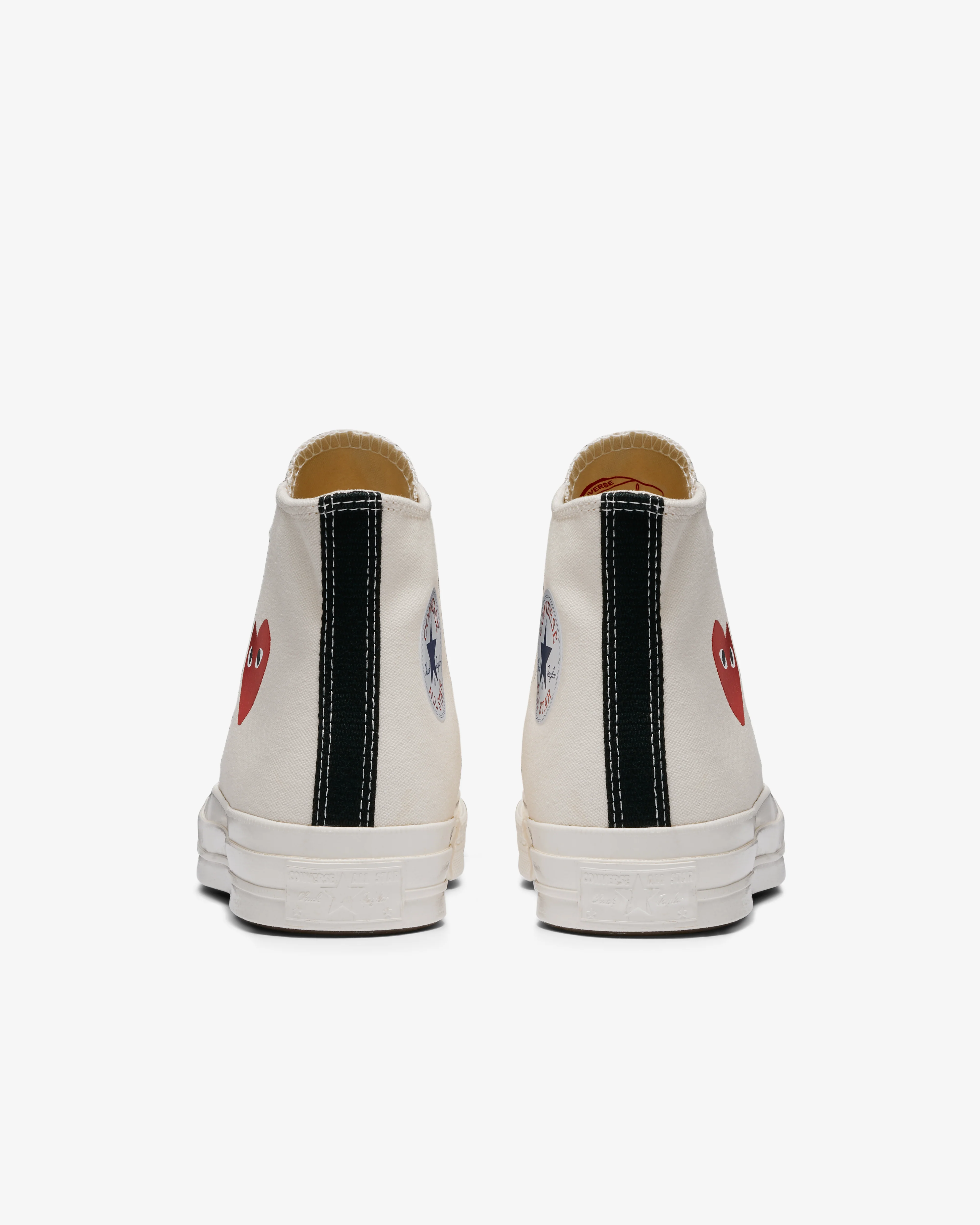 Play Converse - Small Red Heart All Star '70 High Sneakers - (Beige)