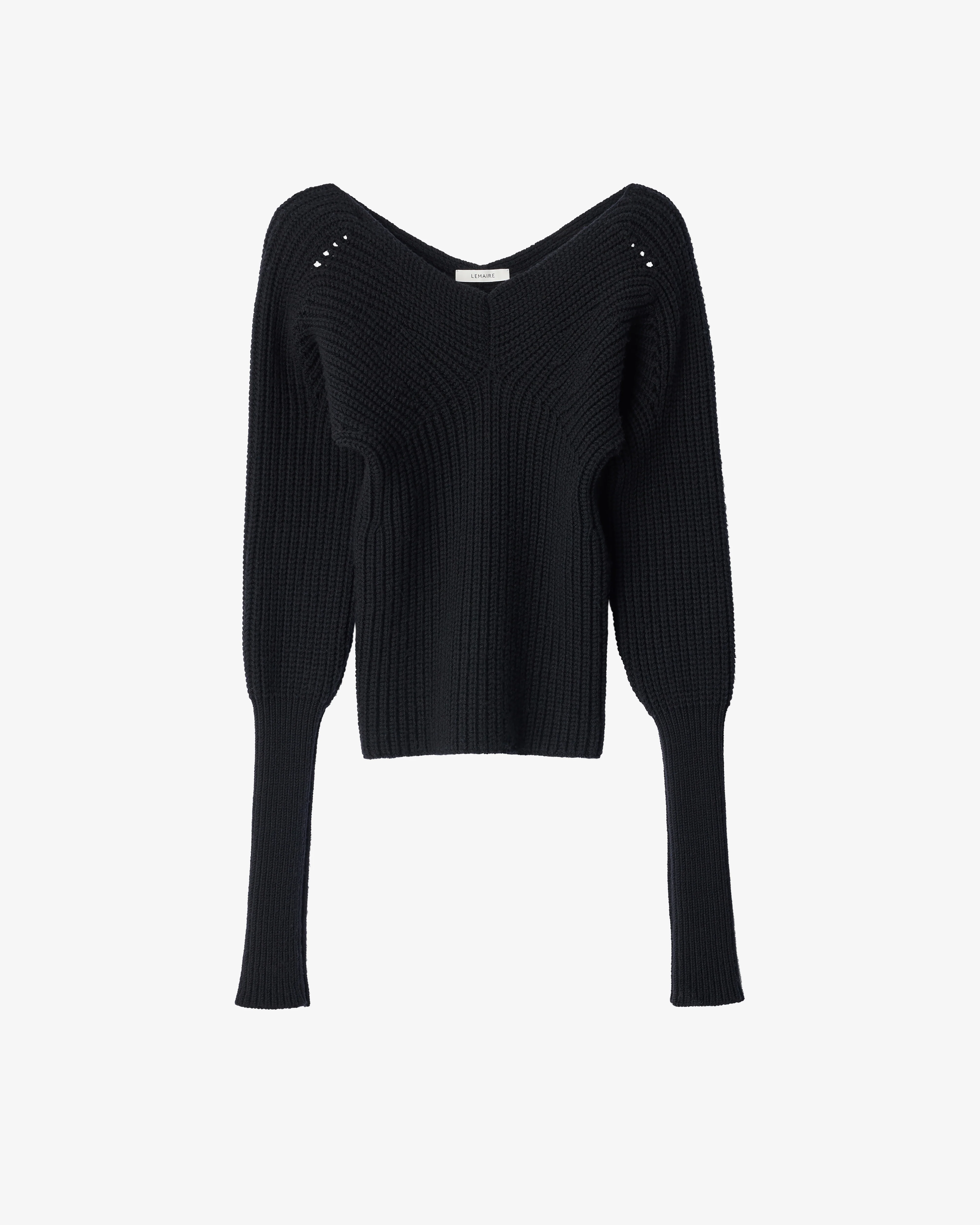 Lemaire - Women's Off-Shoulder Sweater - (Black)