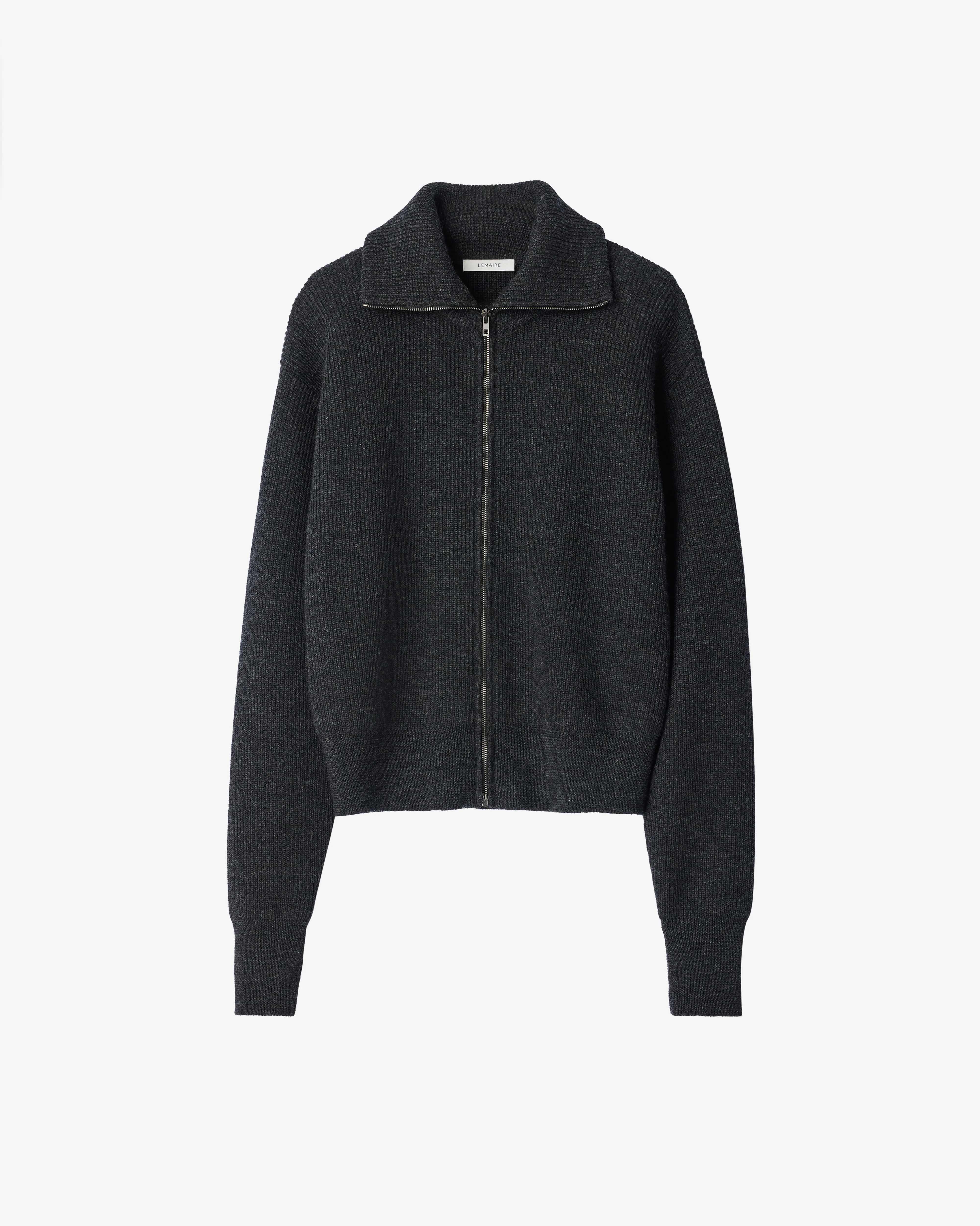 Lemaire - Men's Zipped Cardigan - (Ash Melange)