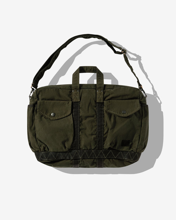 Porter-Yoshida 
Co. - Crag 2Way Boston Bag (S) - (Khaki)