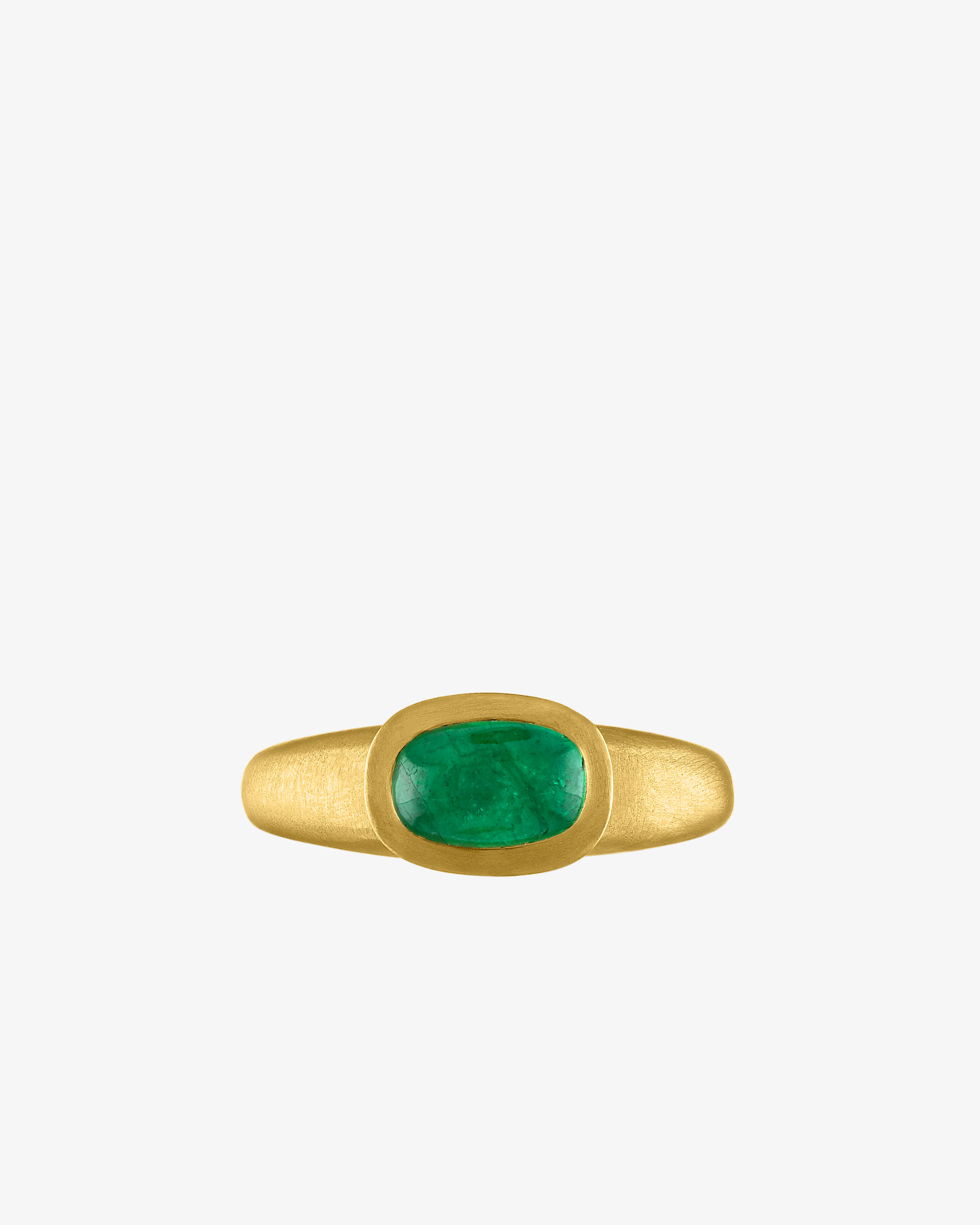 Prounis - Women's Baby Emerald Turris Ring - (Yellow Gold)