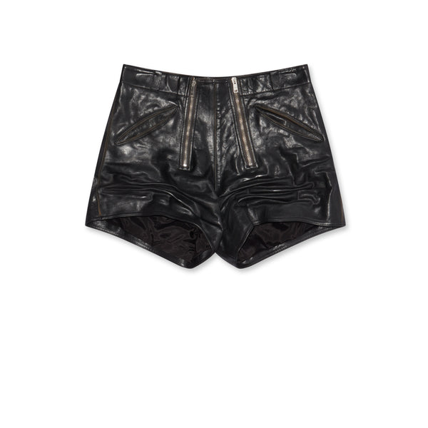 Prada - Men
s Leather Shorts - (Black)