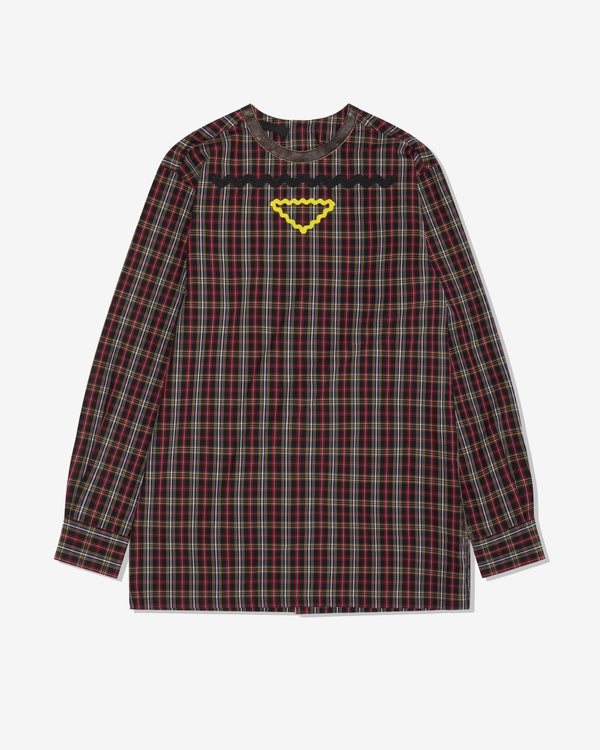 Prada - Men
s Cotton Shirt - (Black/Amaranth)