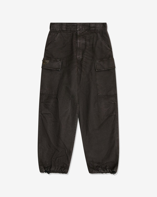 Prada - Men
s Garment-dyed Cotton Trousers - (Black)