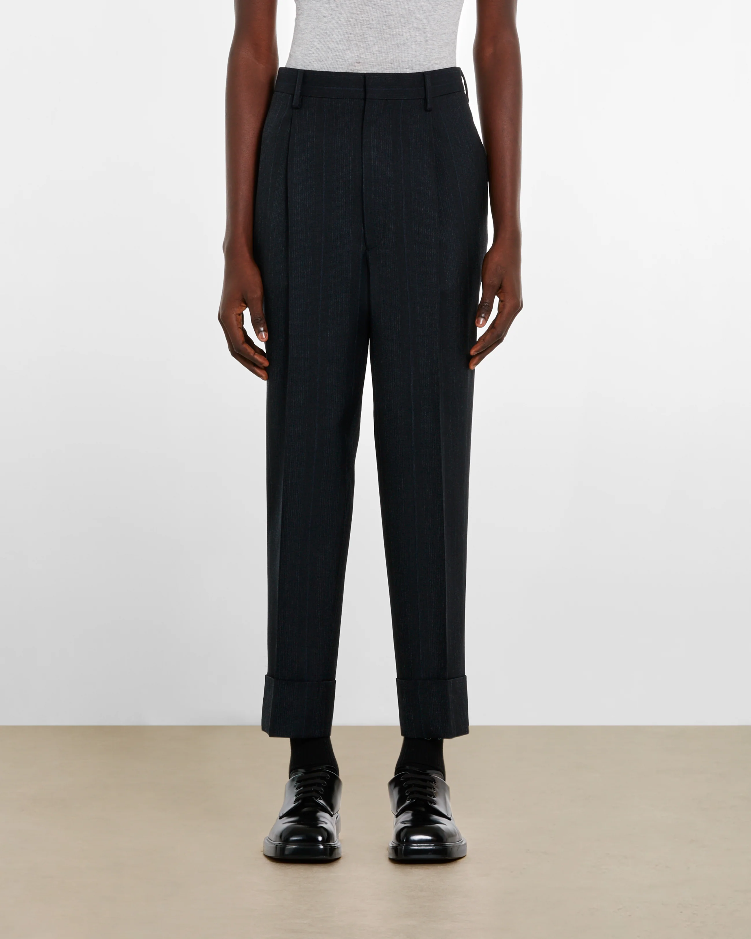 Prada - Men's Wool Pants - (Navy)