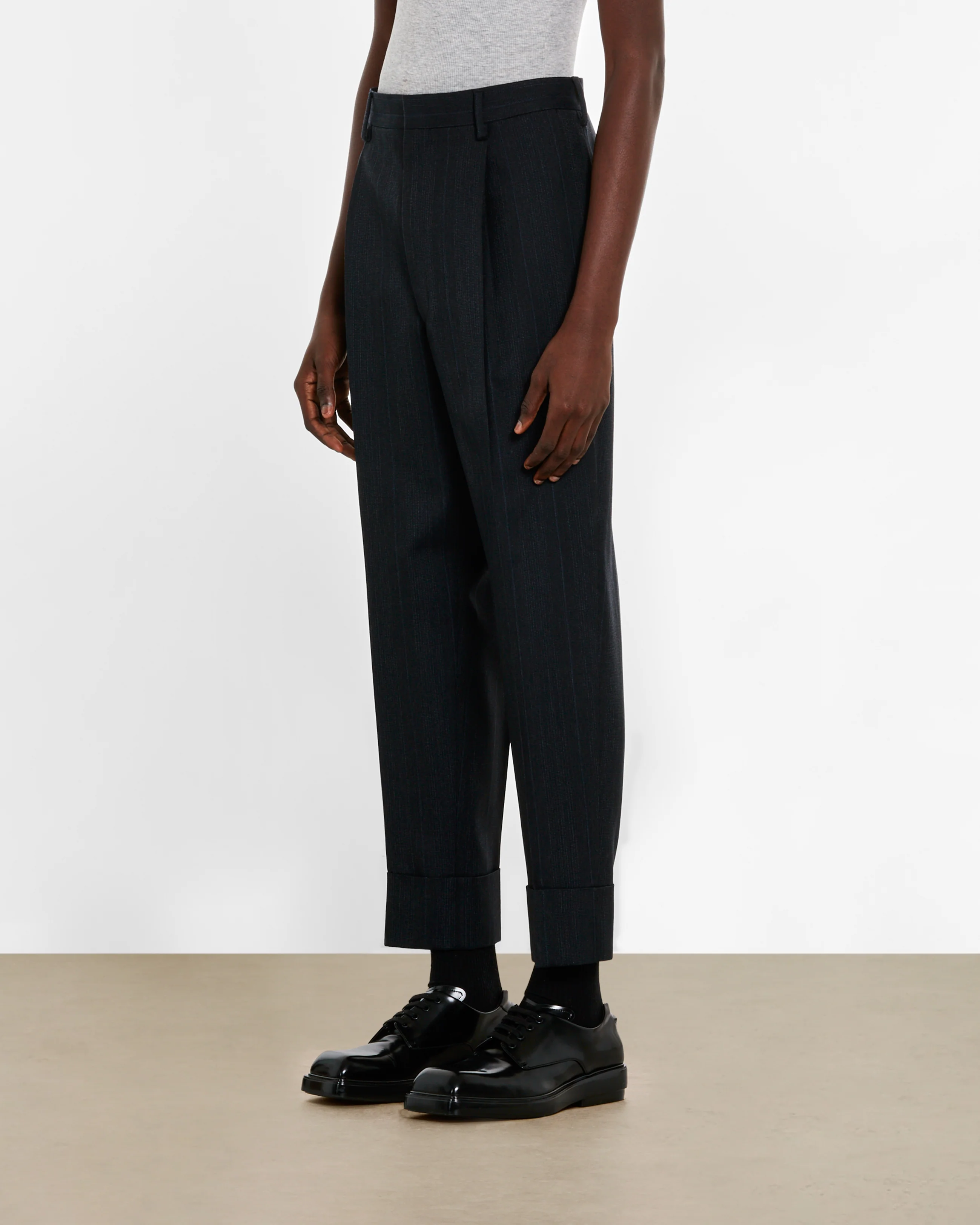 Prada - Men's Wool Pants - (Navy)