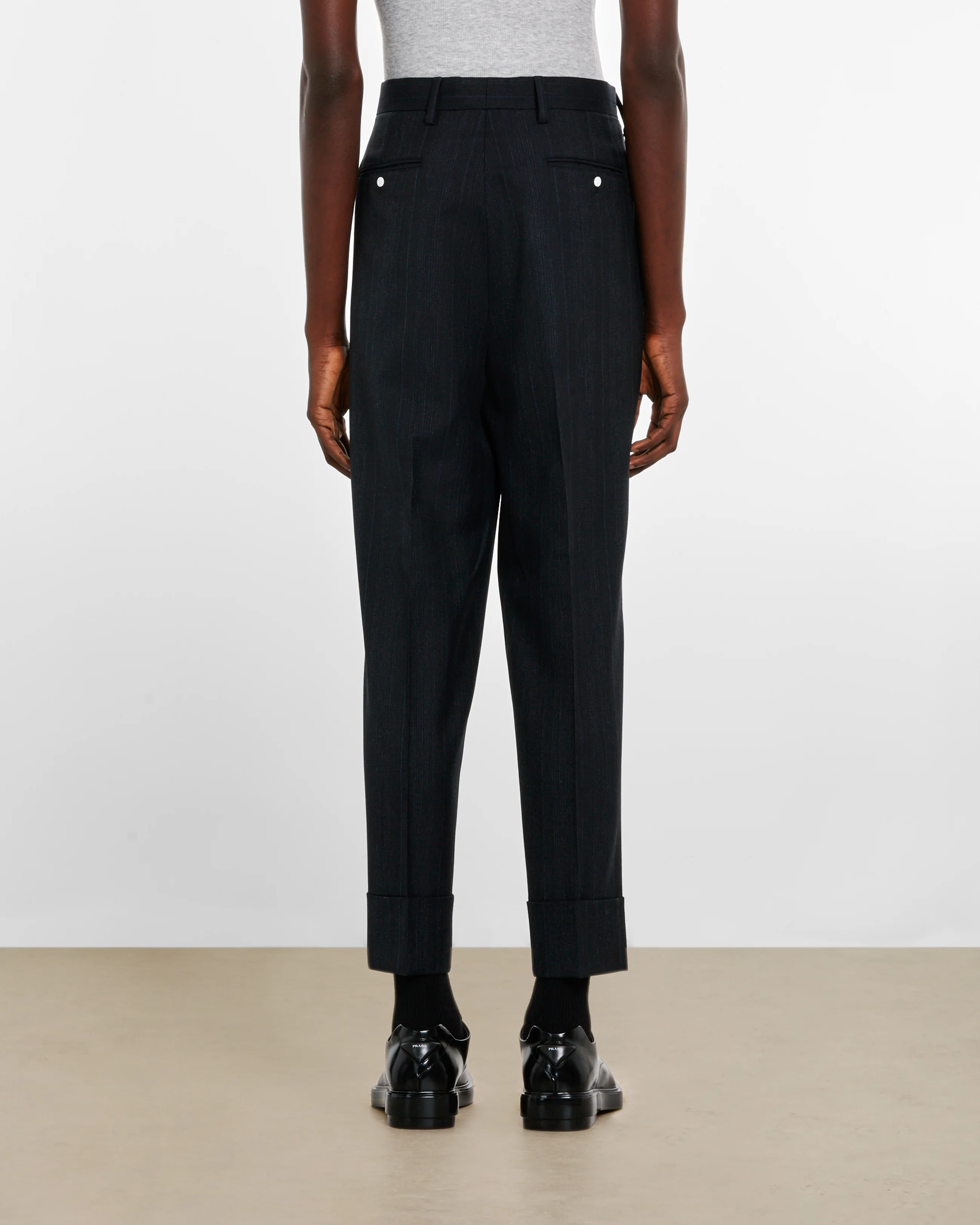 Prada - Men's Wool Pants - (Navy)