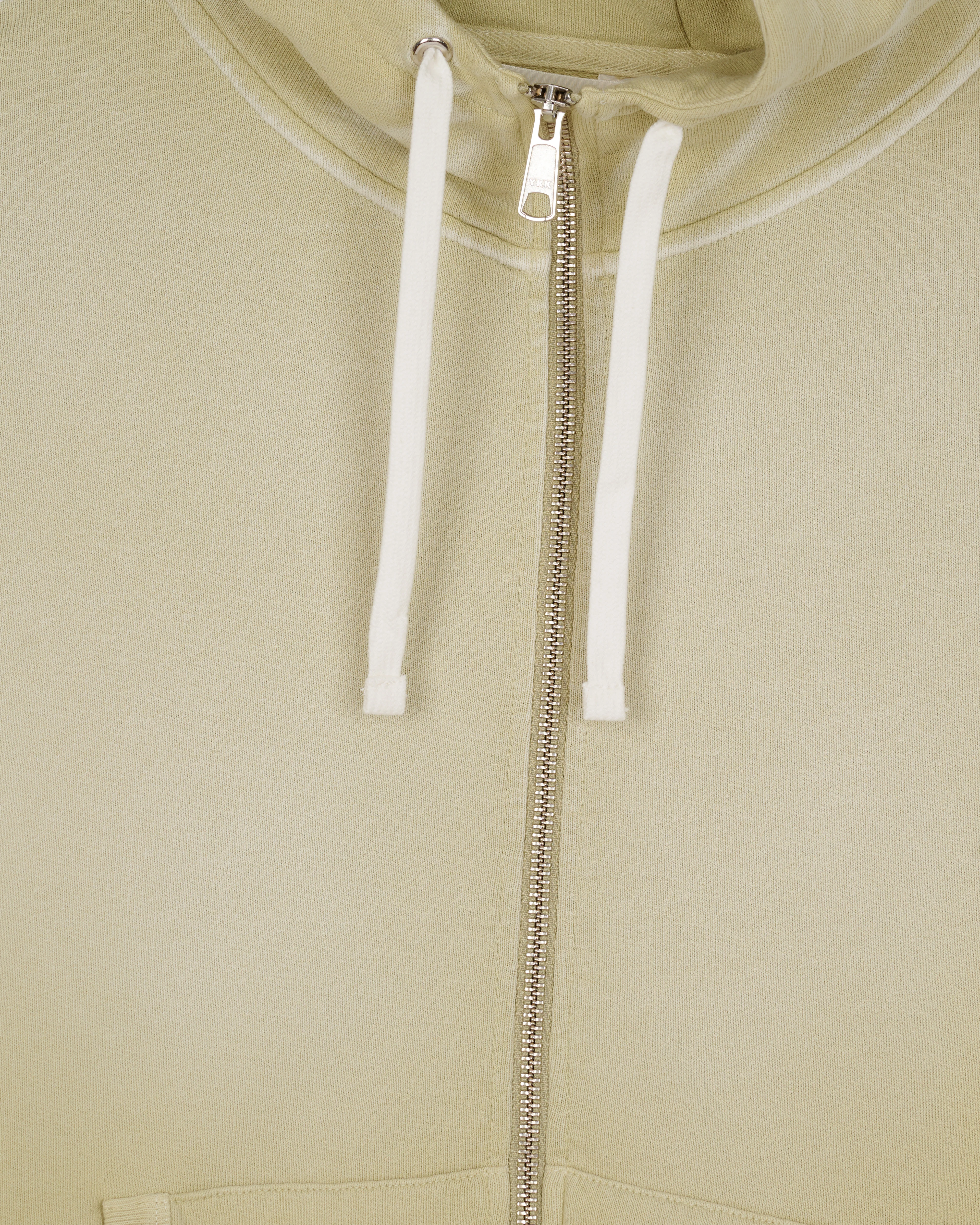 Brain Dead - Men's Padded Elbow Zip-Up Hoodie - (Sand) view 3, Click to Zoom in