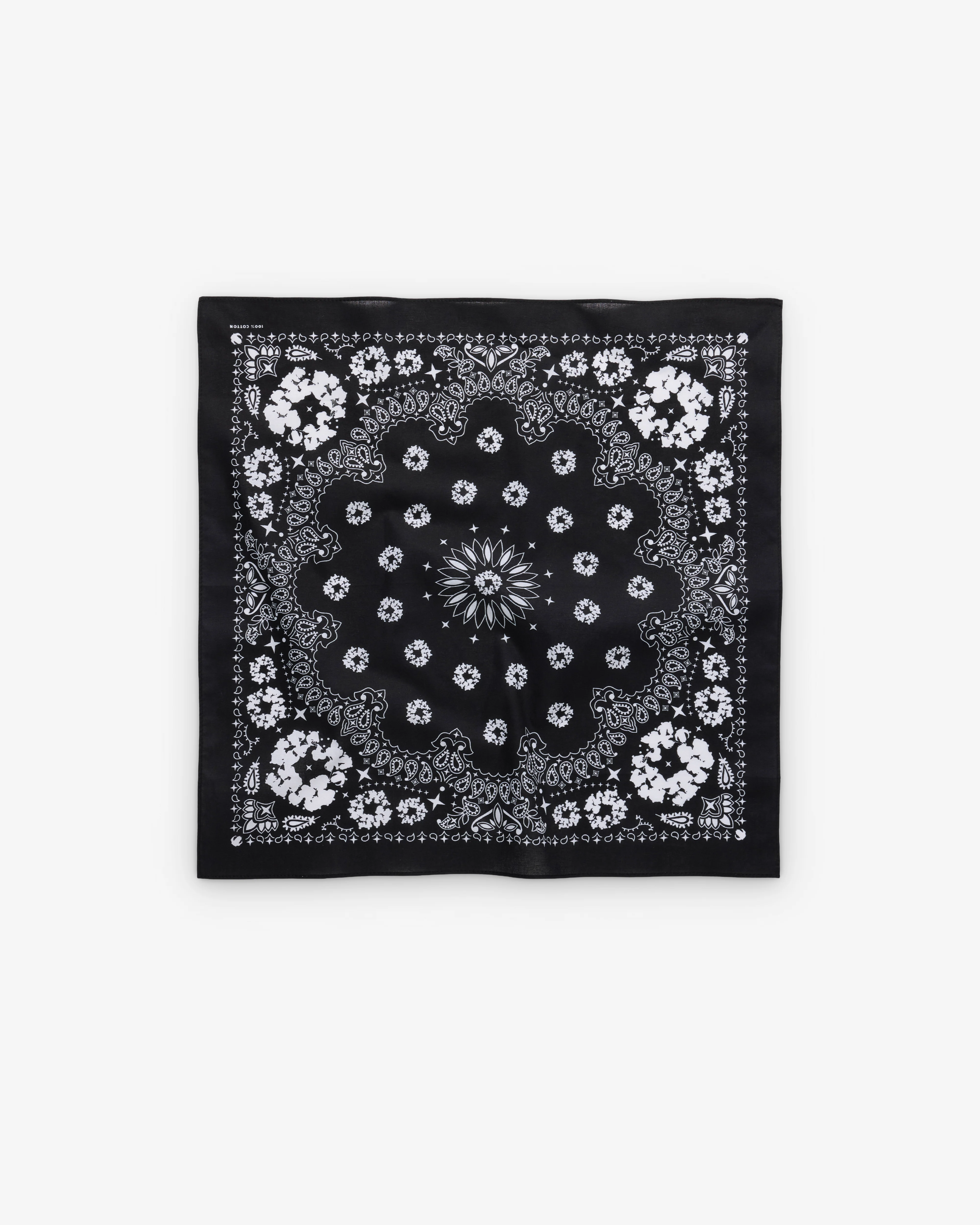 Denim Tears - Men's Paisley Bandana - (Black)