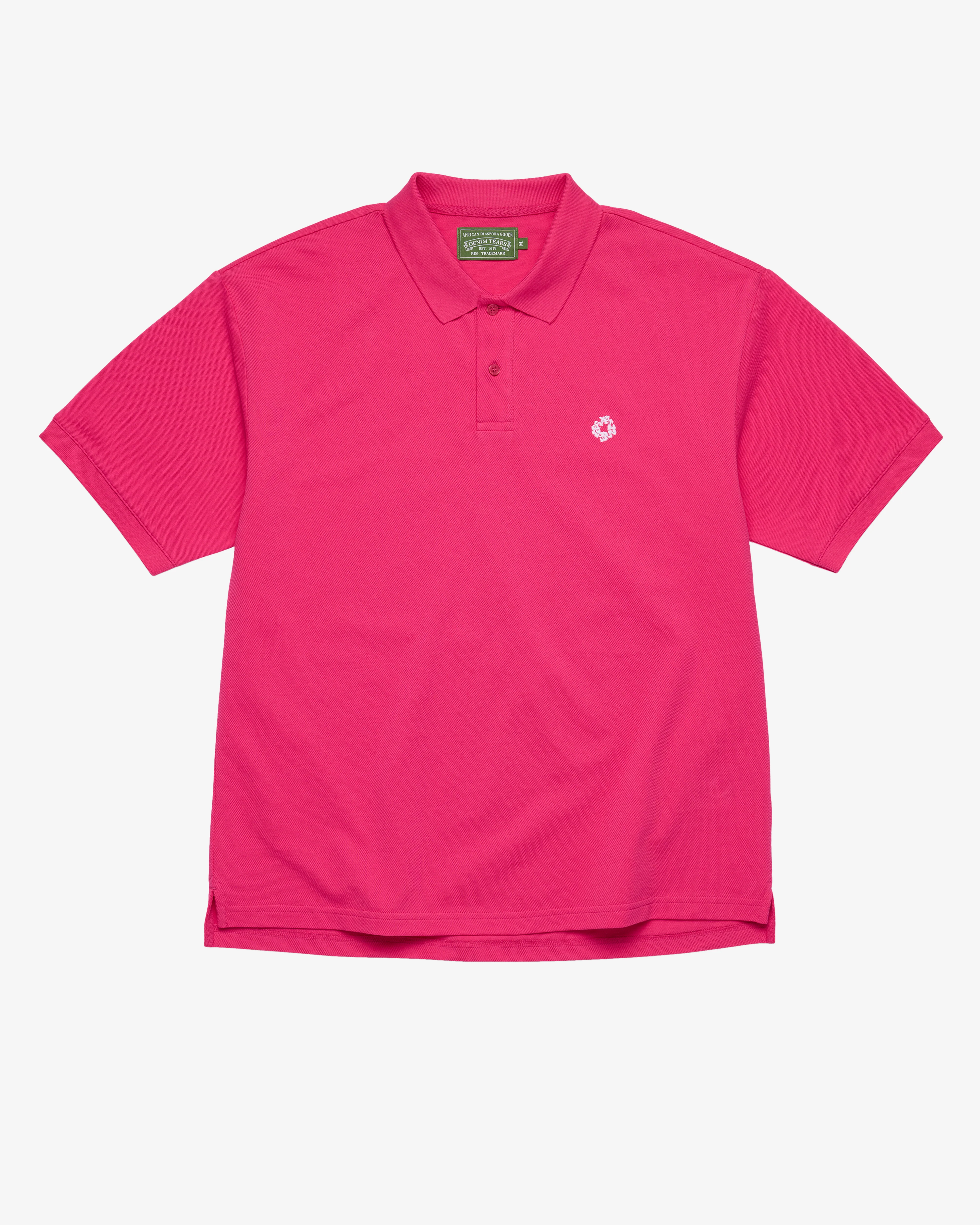 Denim Tears - Men's Peace Wreath Polo - (Pink)
