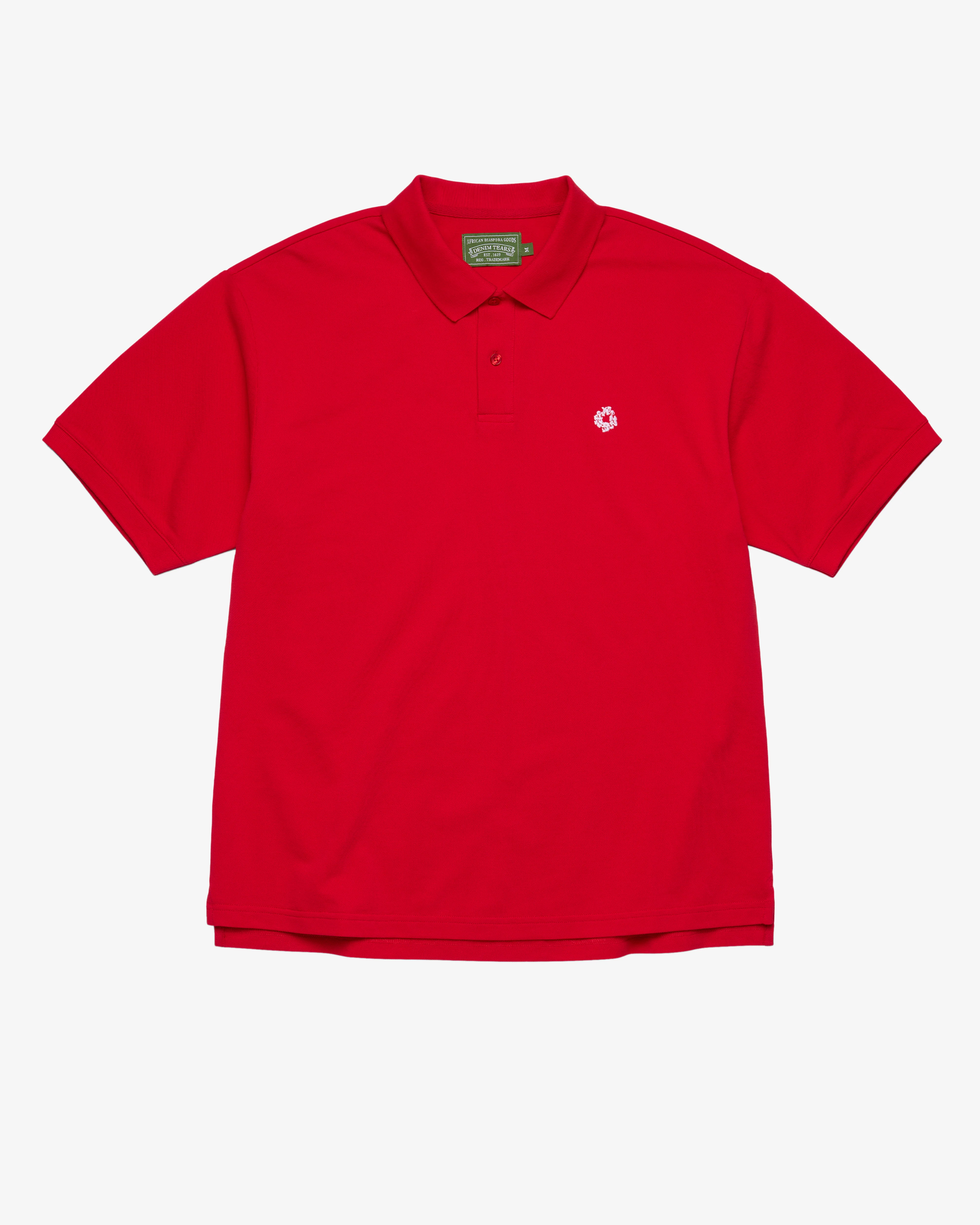 Denim Tears - Men's Peace Wreath Polo - (Red)