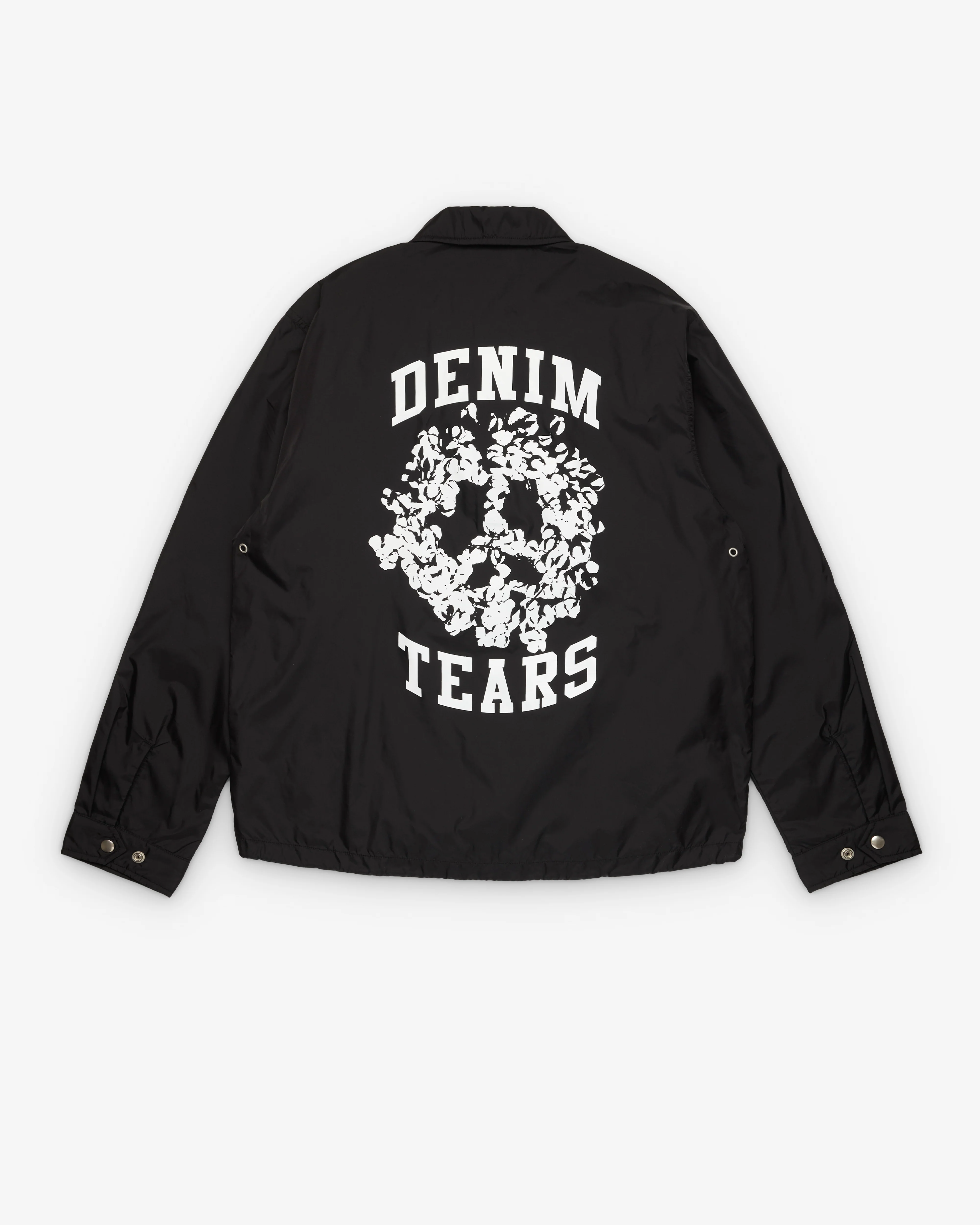 Denim Tears - Men's Peace Wreath Coaches Jacket - (Black)