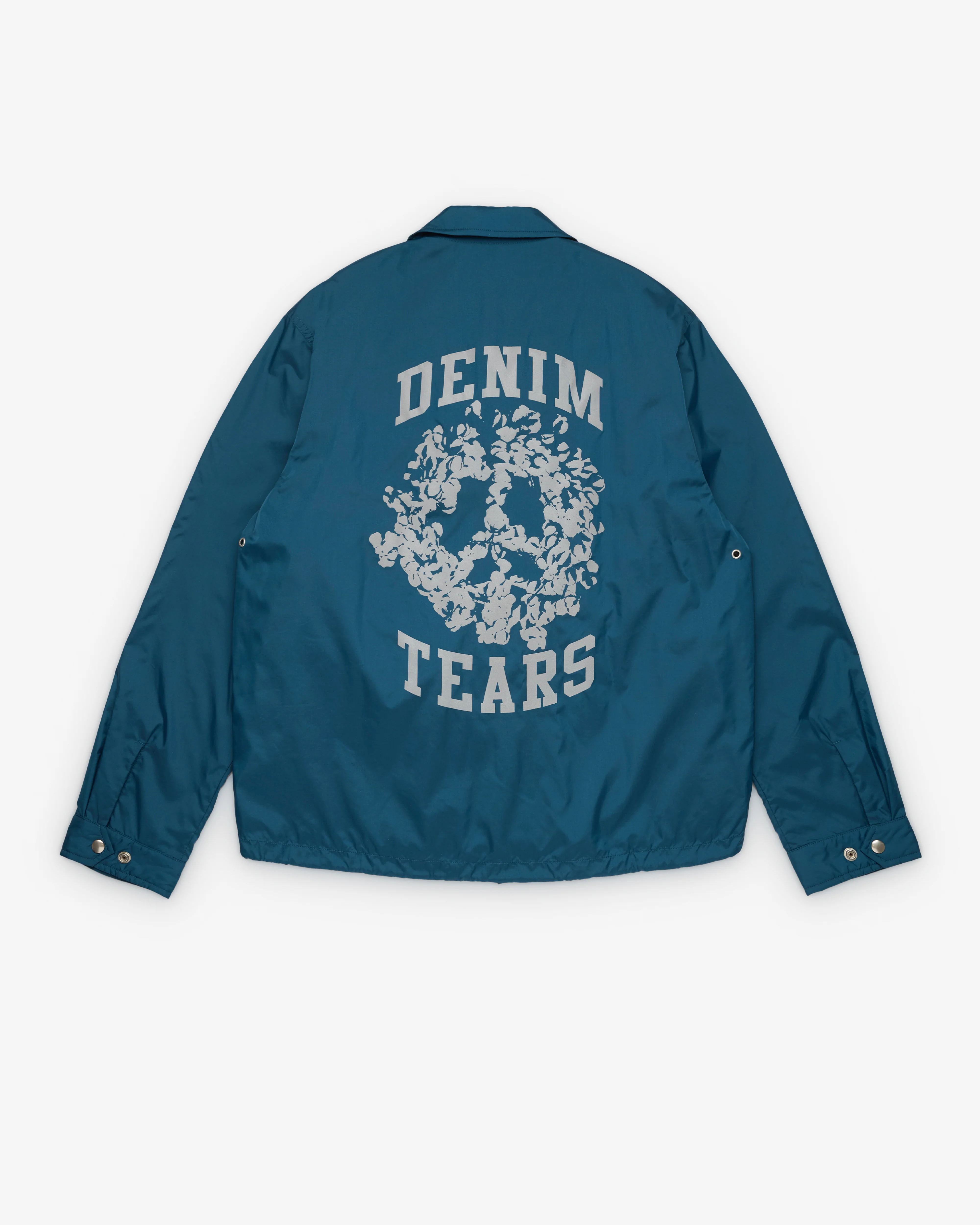 Denim Tears - Men's Peace Wreath Coaches Jacket - (Blue)