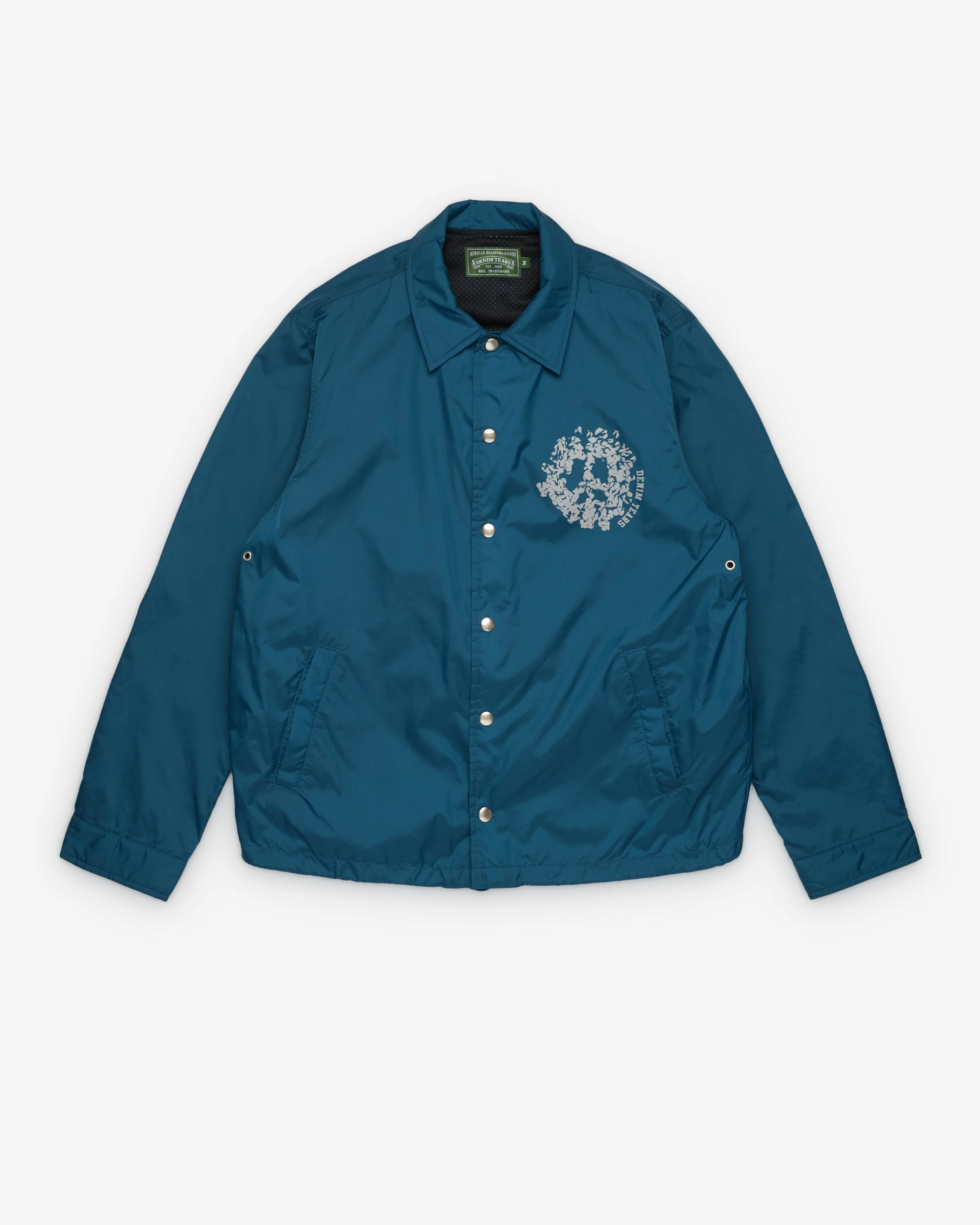 Denim Tears - Men's Peace Wreath Coaches Jacket - (Blue)