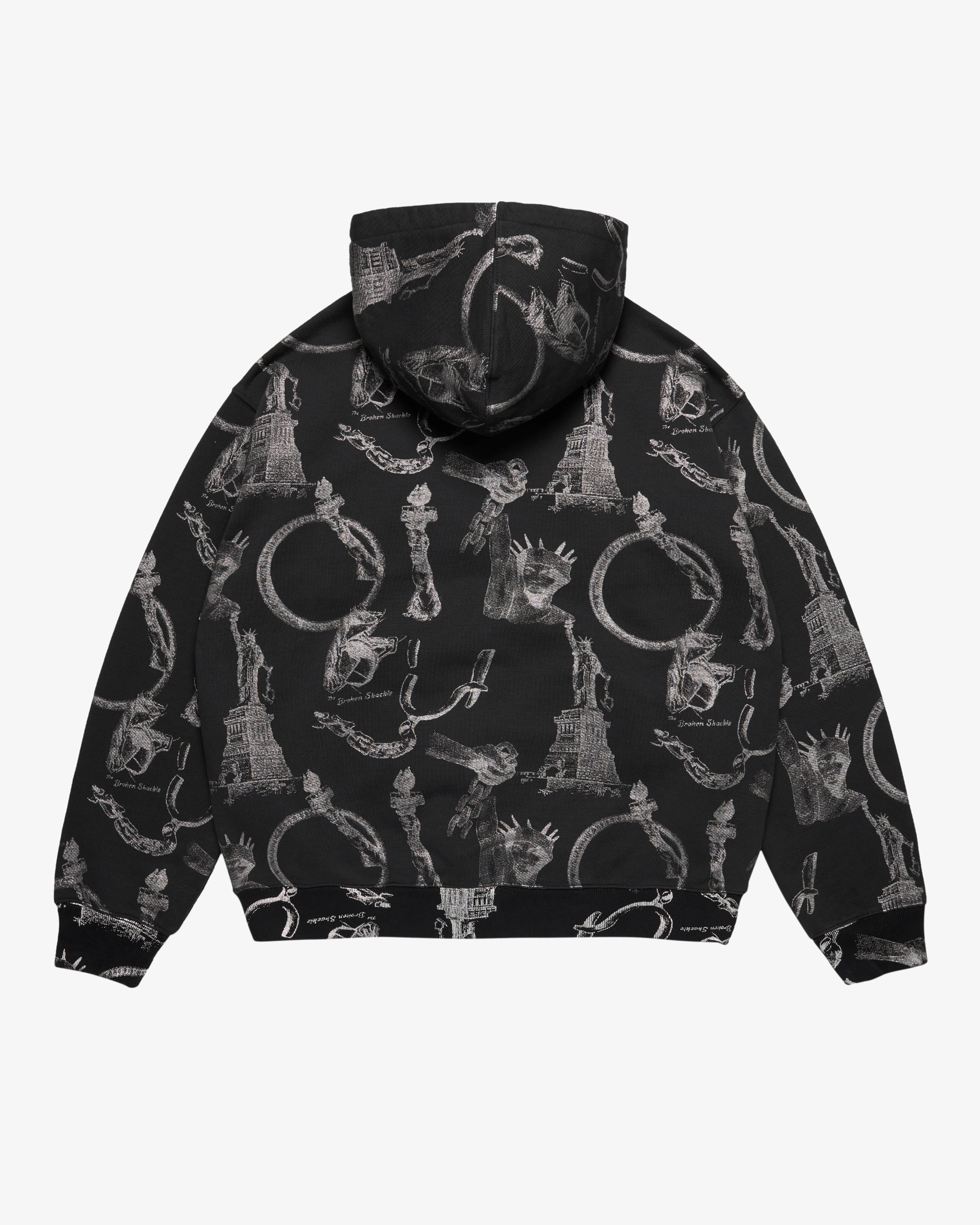 Denim Tears - Men's Plates Zip Hoodie - (Black)