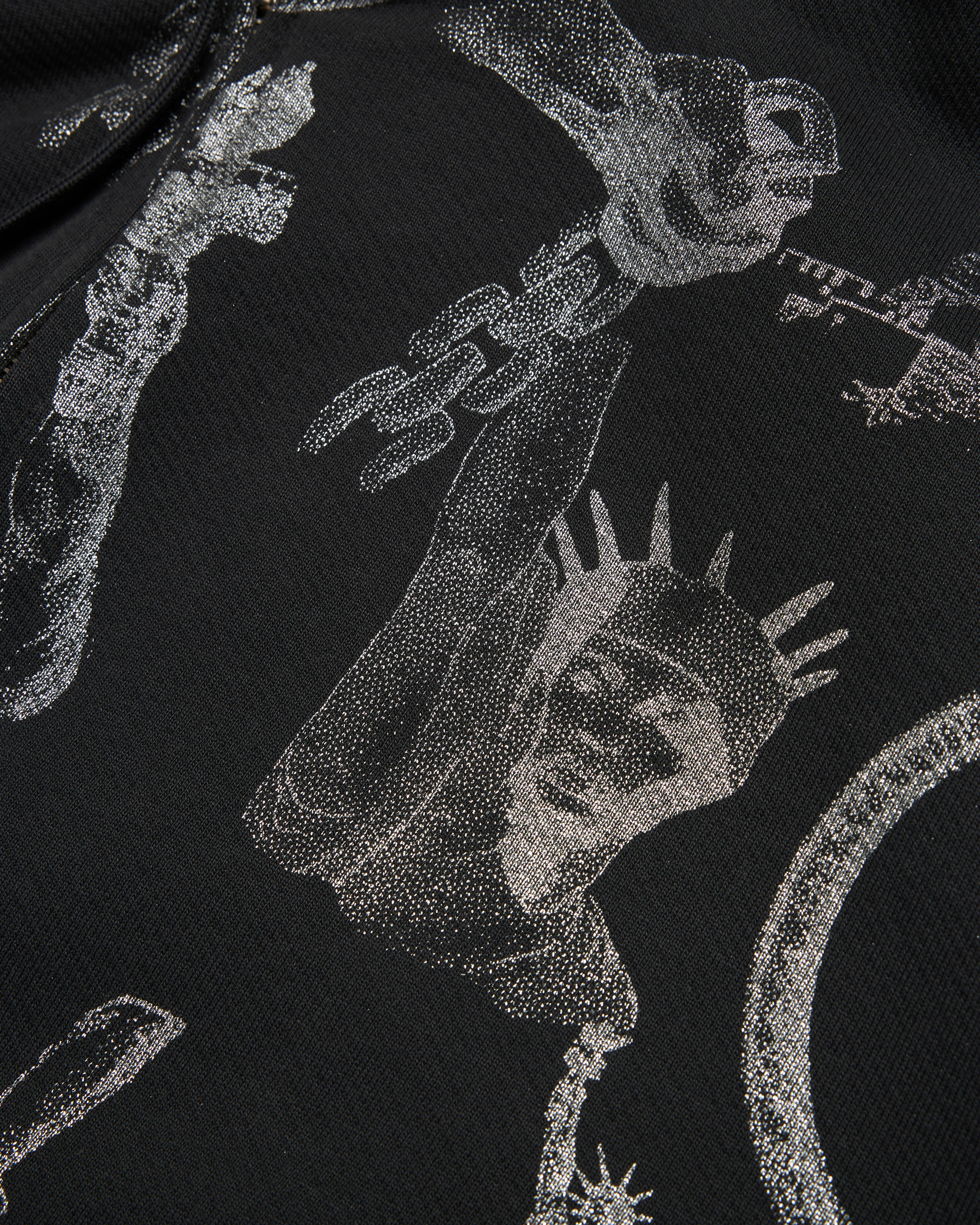 Denim Tears - Men's Plates Zip Hoodie - (Black)