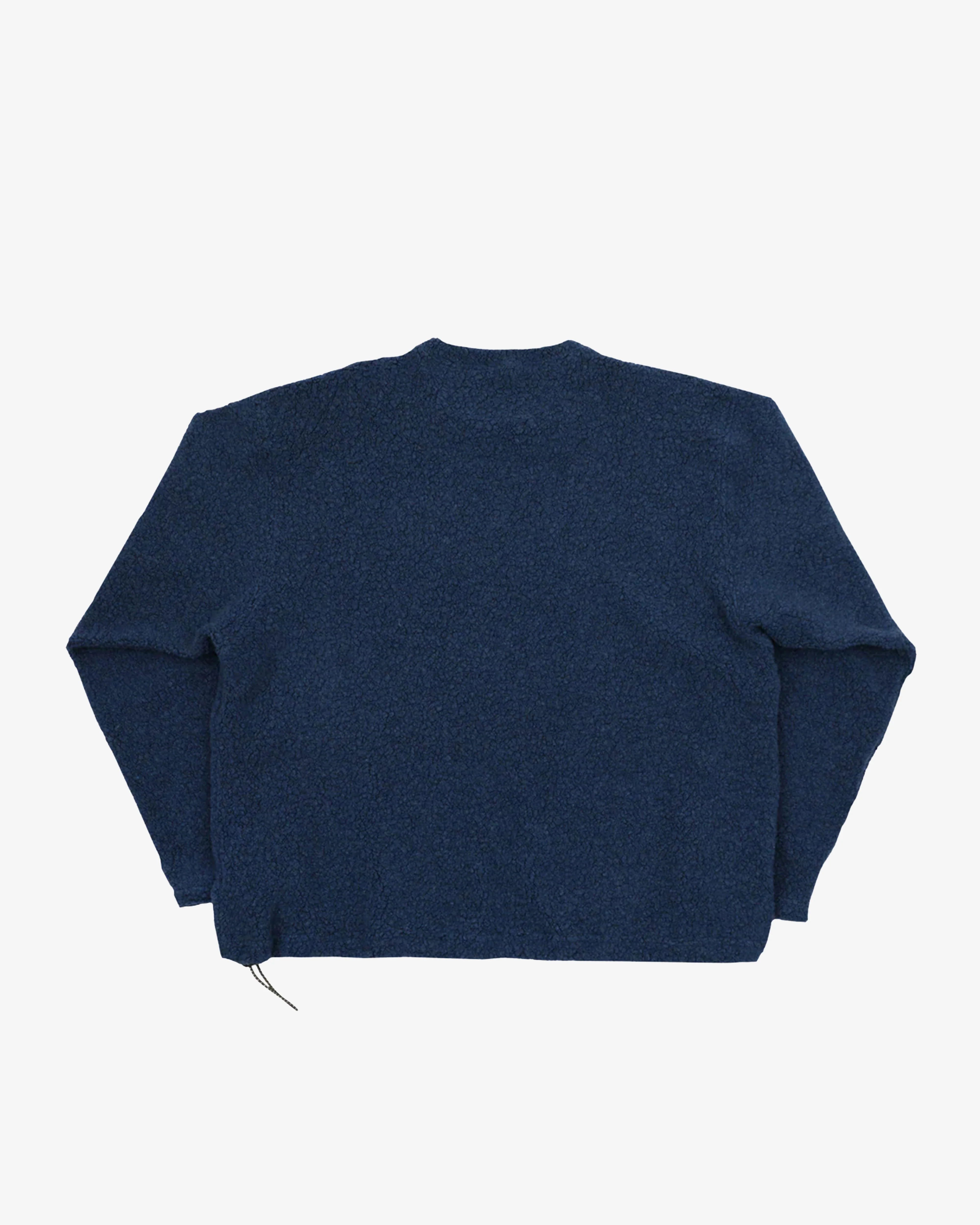 Online Ceramics - Men's Recycled Wool Pullover - (Slate Blue)