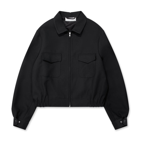 Random Identities - Men
s Simmo Vintage Zip Up Blouson - (Black)