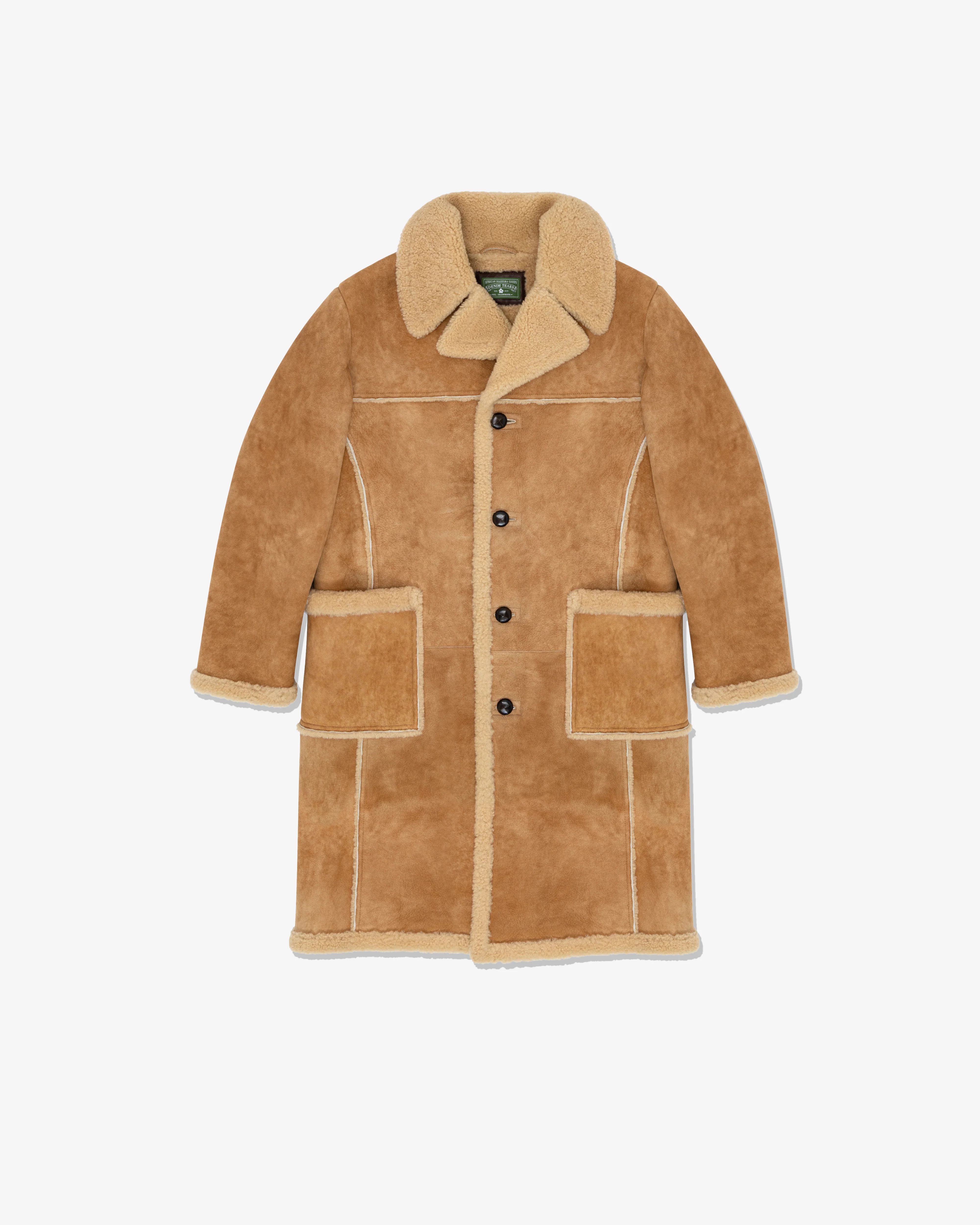 Denim Tears - Men's Winter Recess NYC '23 Shearling Jacket - (Tan)