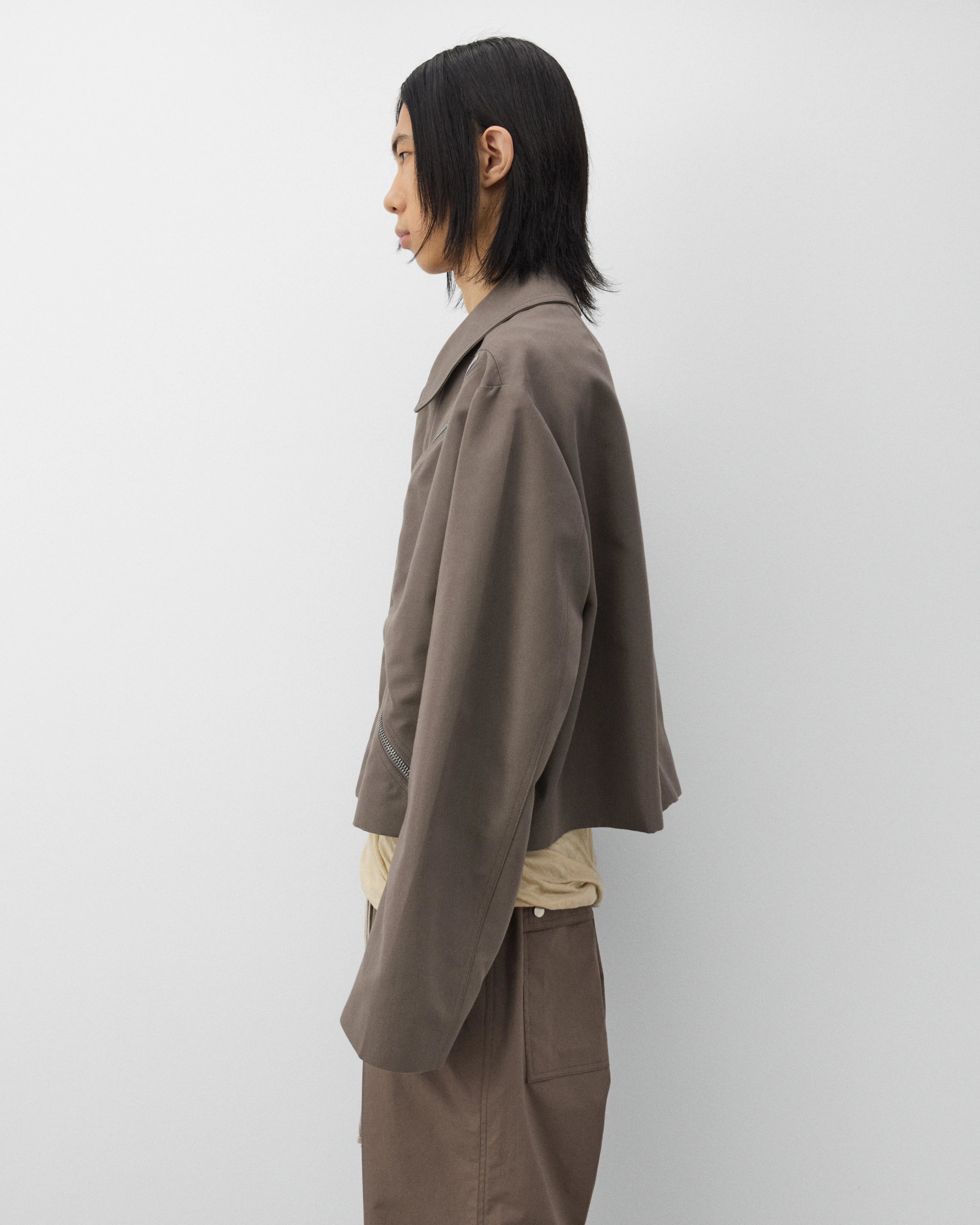Rick Owens - Men's Heizer Mac Jacket - (Grey)