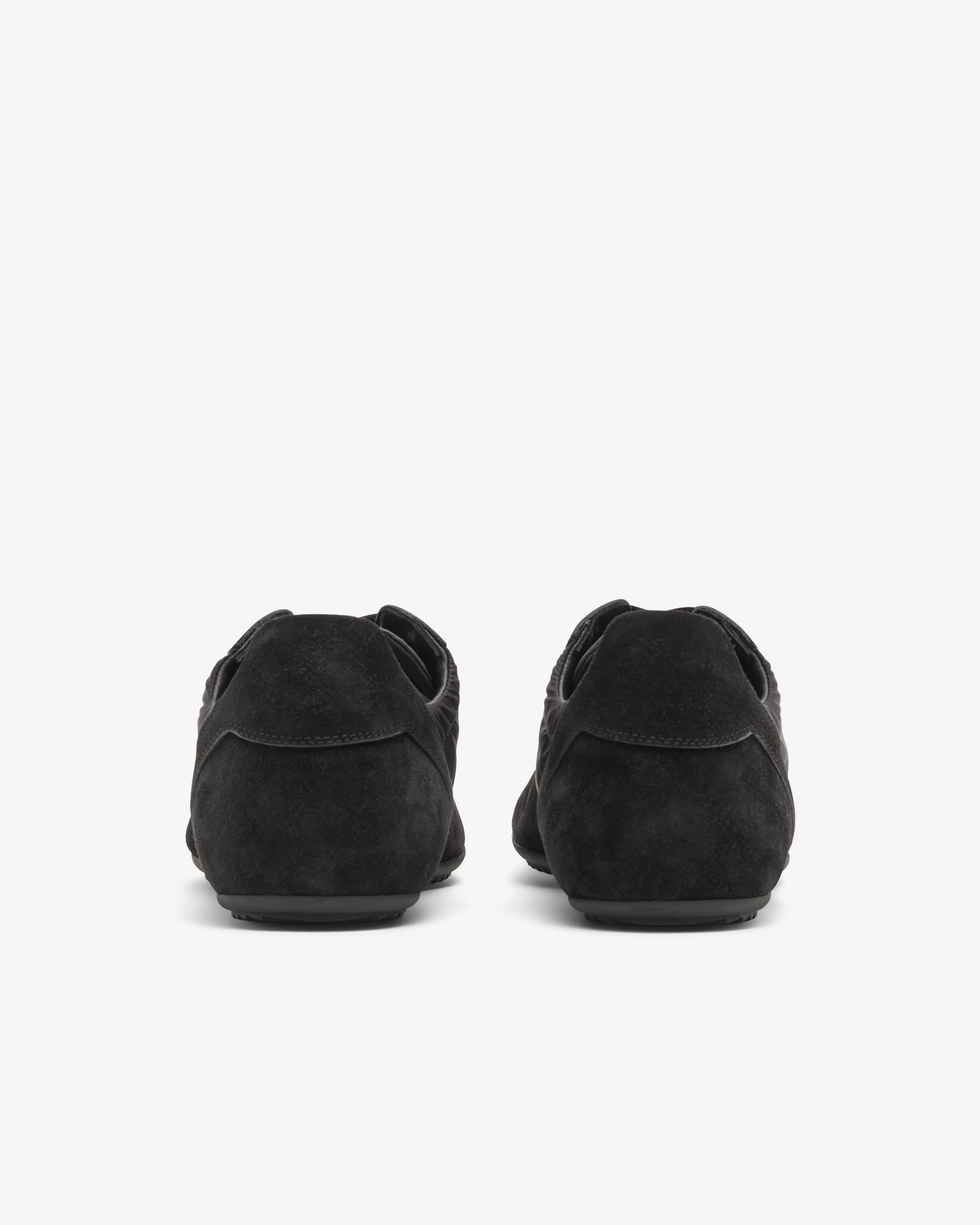 Rick Owens - Men's Suede Minimal Sneaker - (Black)