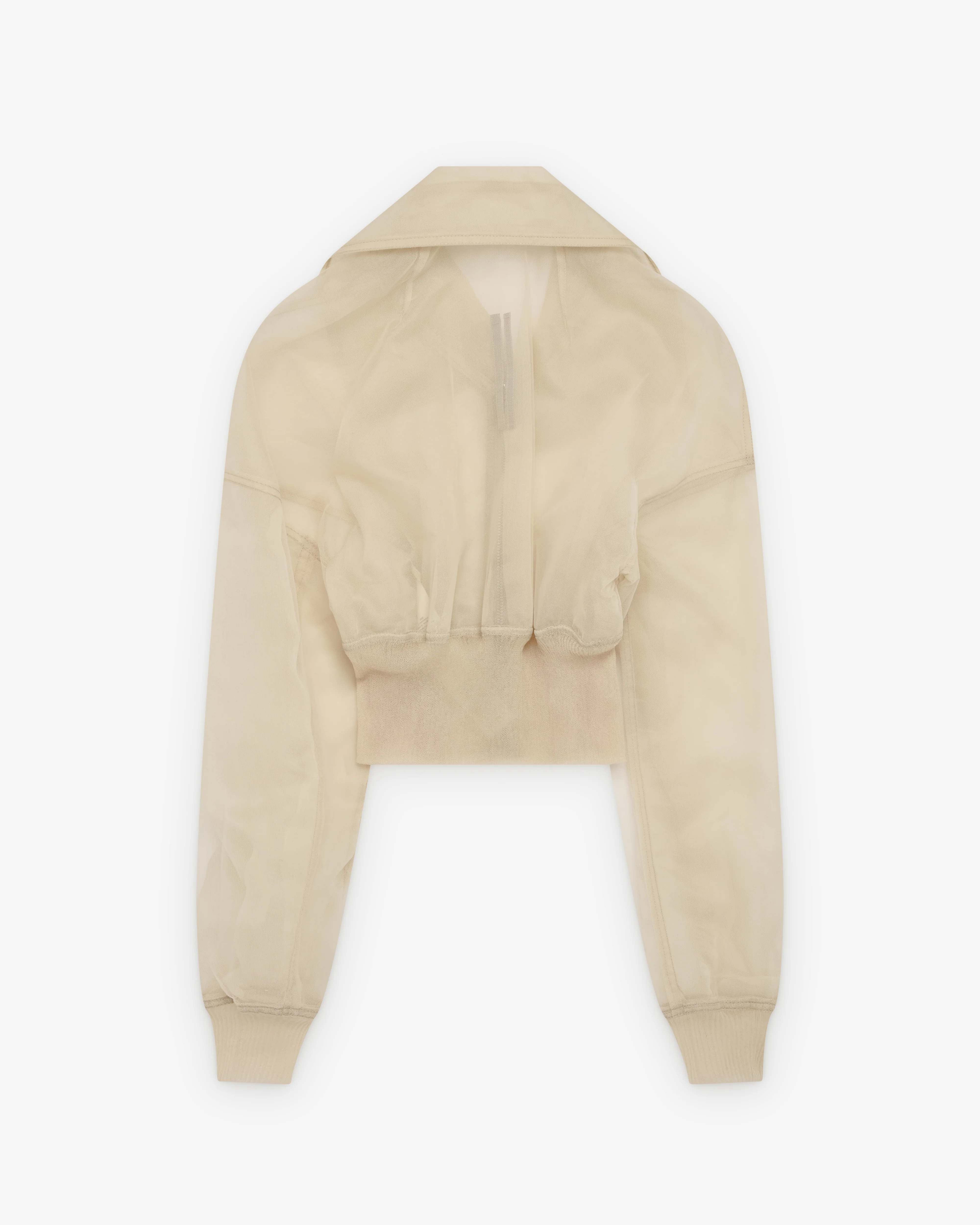 Rick Owens - Women's Dracucollar Cropped Bomber - (Sand)