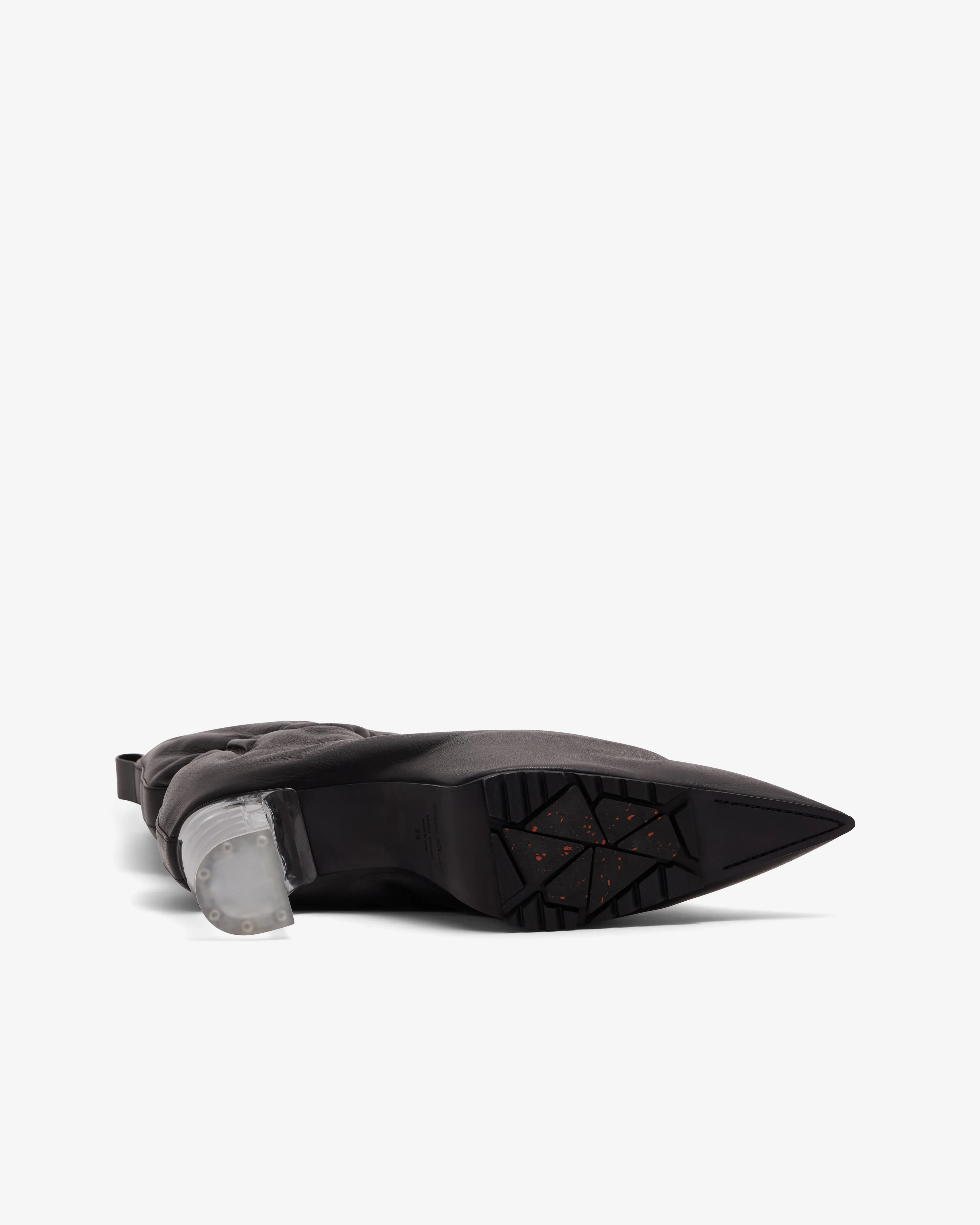 Rick Owens - Women's Cuffed Taquito Pull On - (Black/Clear)