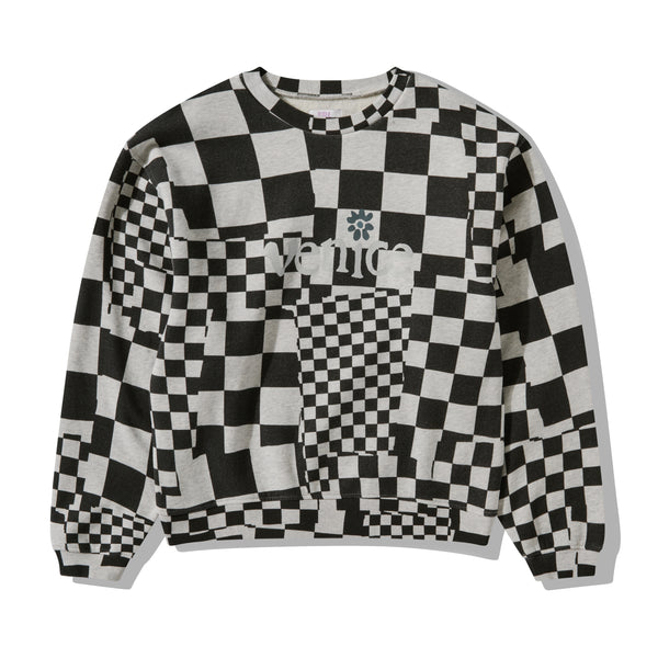 ERL - Men
s Venice Checker Crewneck - (Checkerboard)