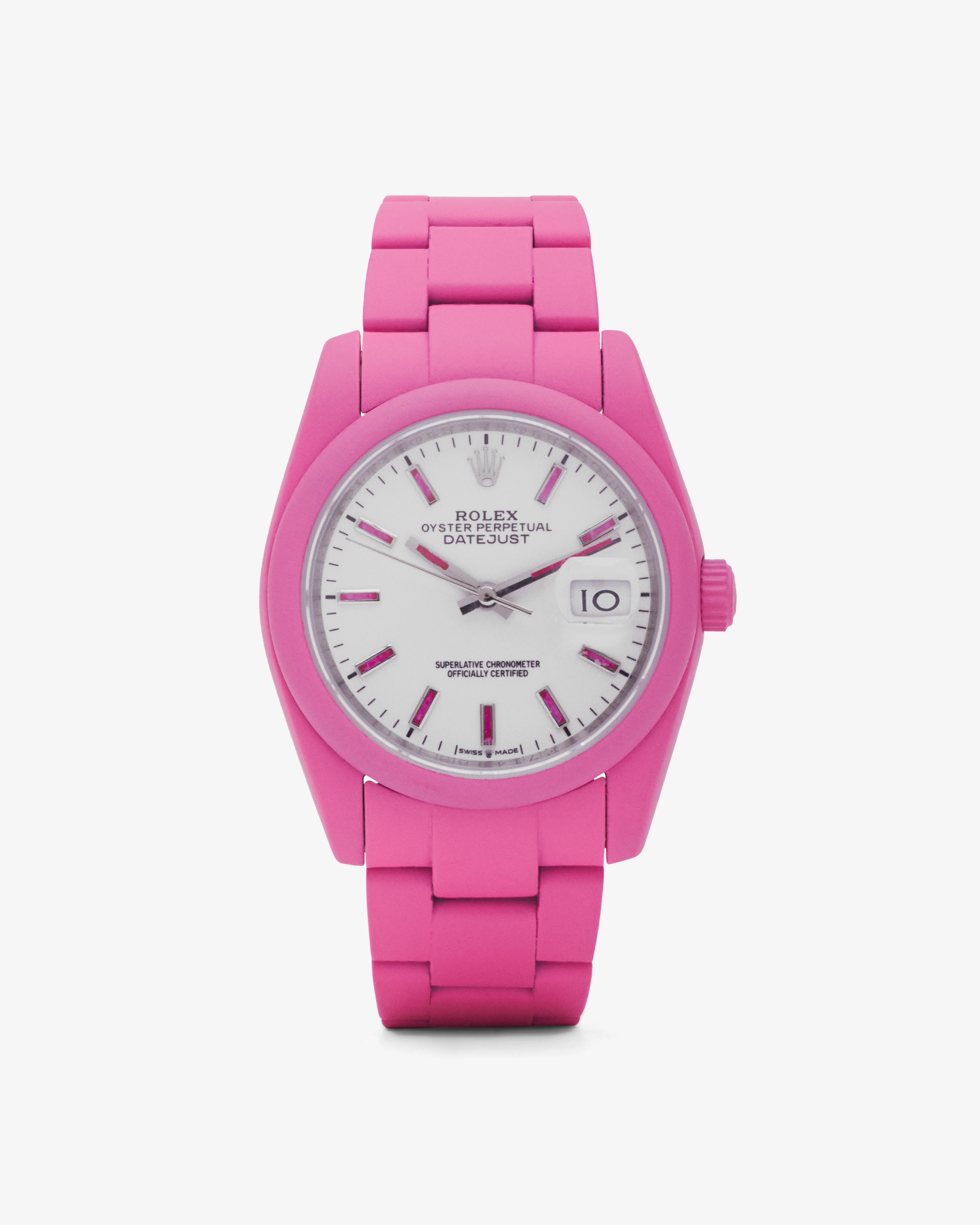 Private Label Dubai Ltd - Customized Rolex Datejust - (Rose Pink)