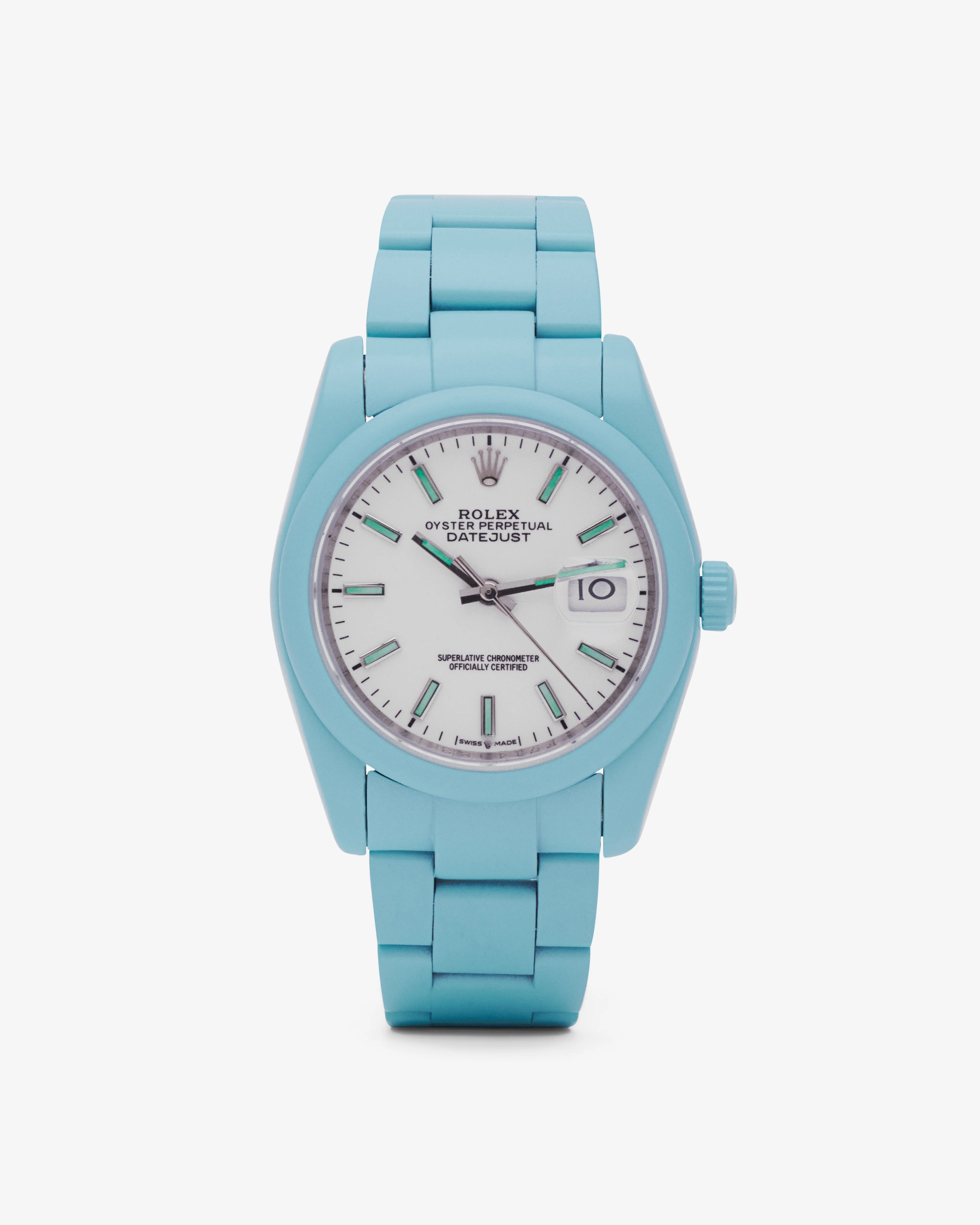 Private Label Dubai Ltd - Customized Rolex Datejust - (Mint Green)