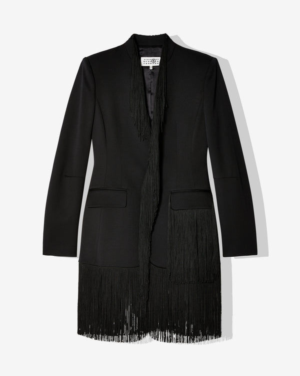 MM6 Maison Margiela - Women
s Fringe Jacket - (Black)