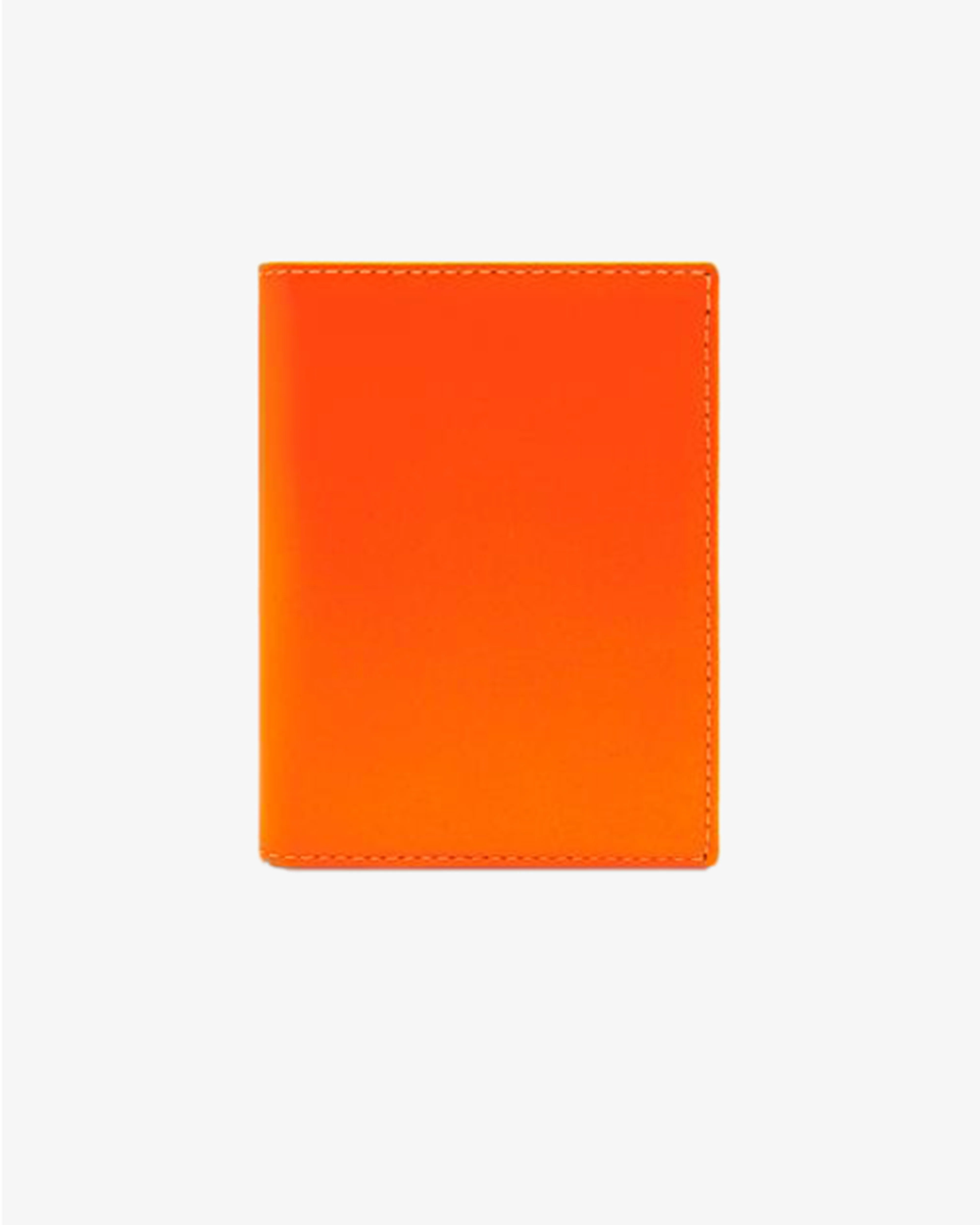 CDG Wallet - Super Fluo Bifold Wallet - (Light Orange/Pink SA0641SF)