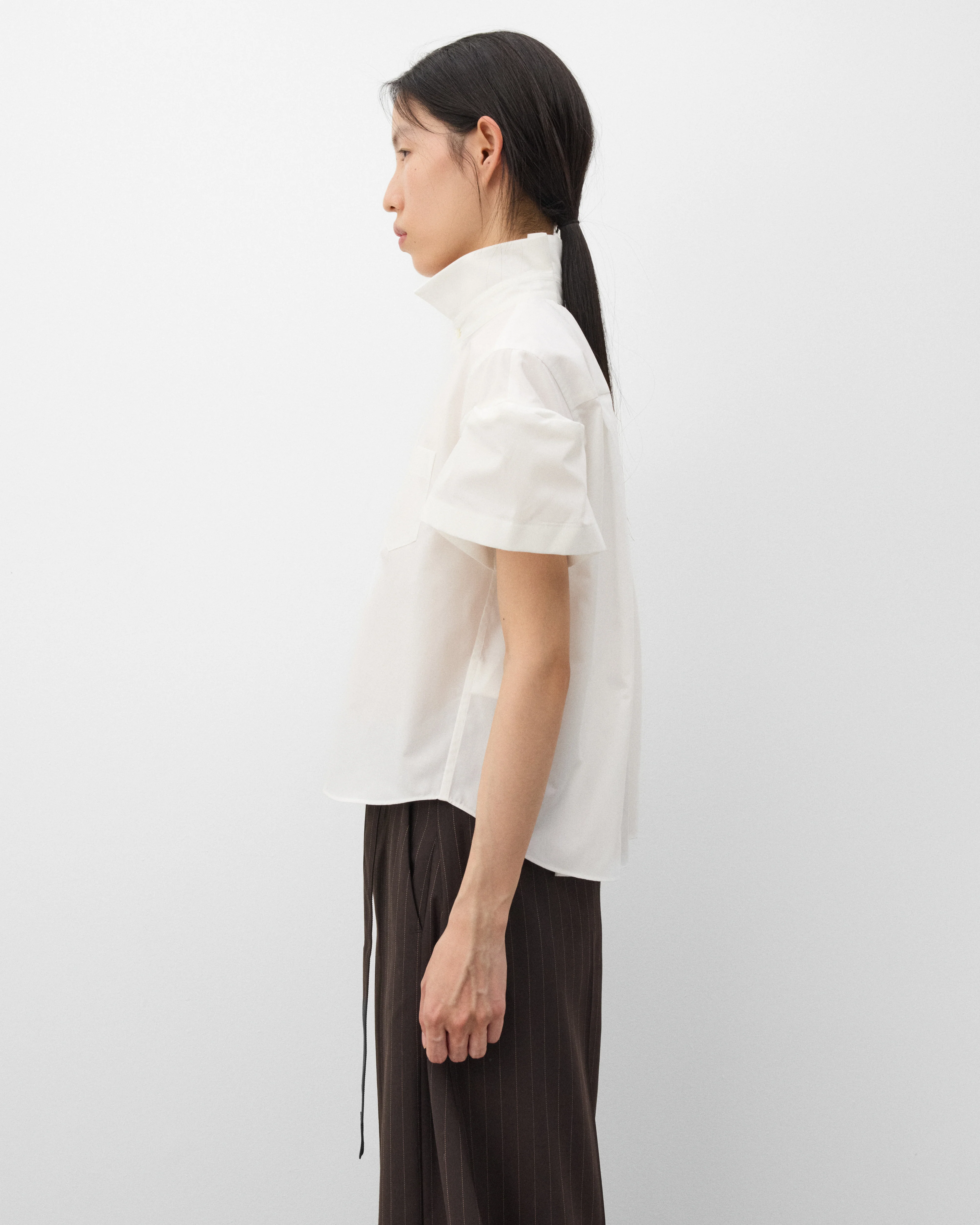 Sacai - Women's Poplin Shirt - (Off White)