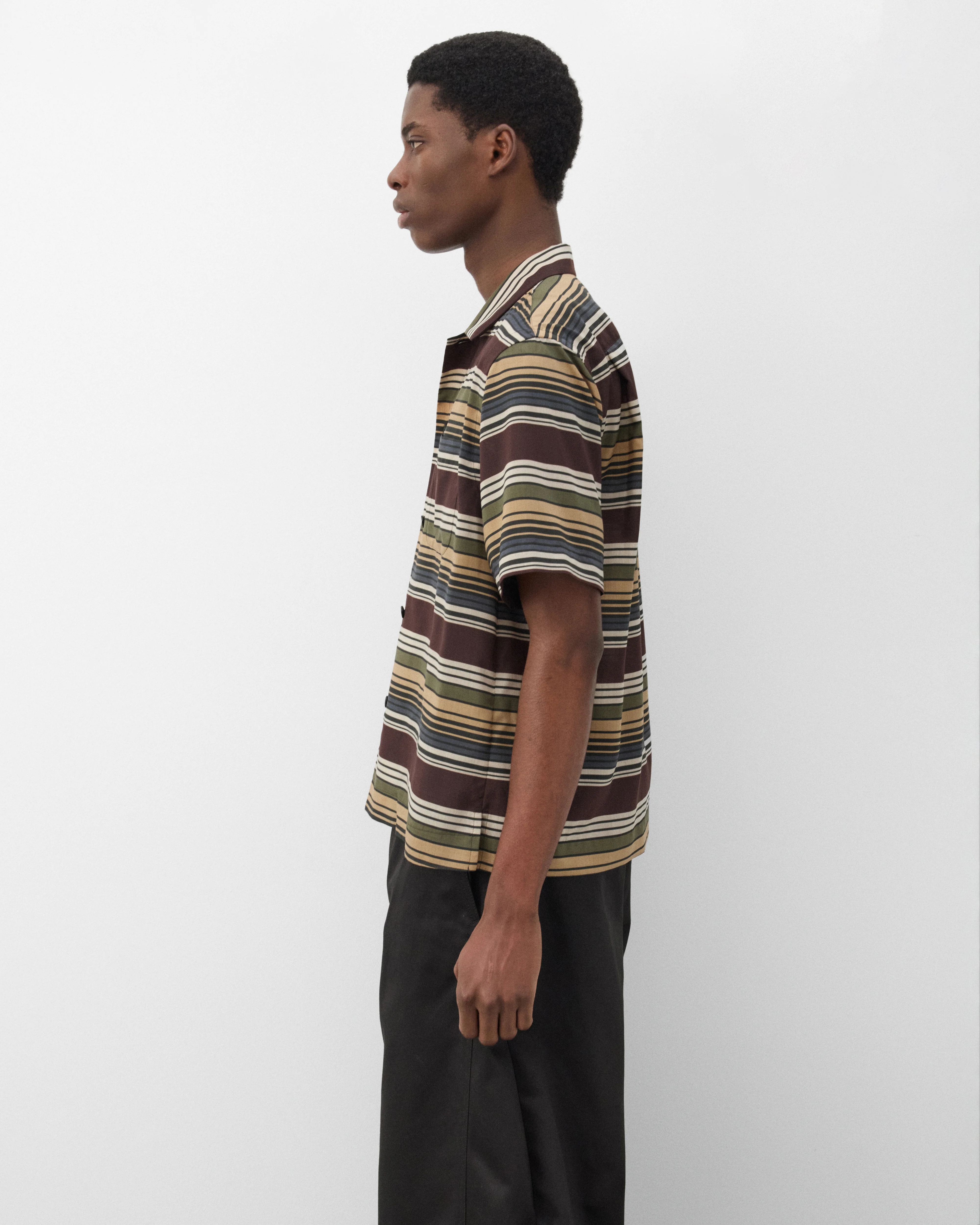 Sacai - Men's Horizontal Stripe Shirt - (Multi)