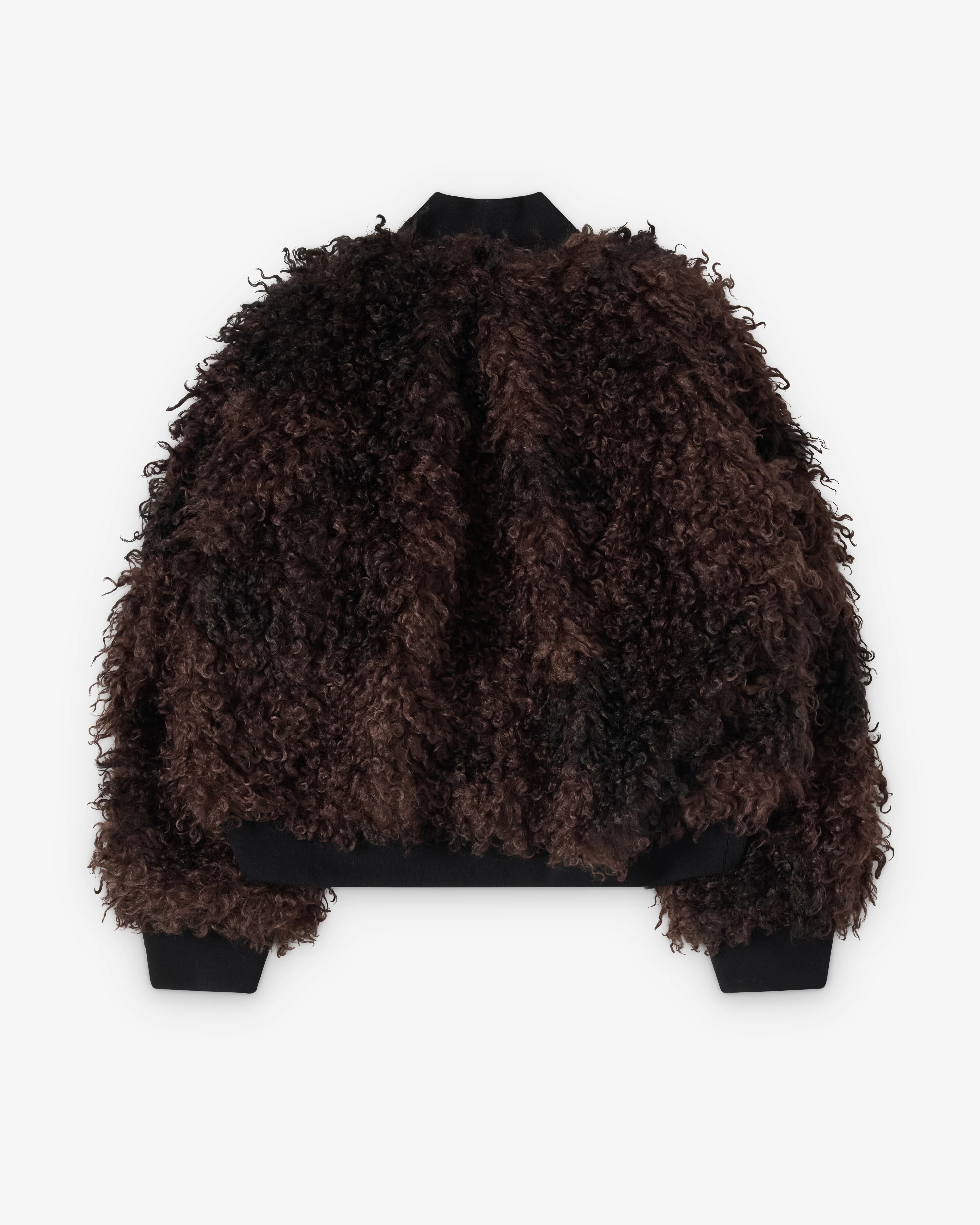 Sacai - Women's Curly Faux Fur Blouson - (Brown)