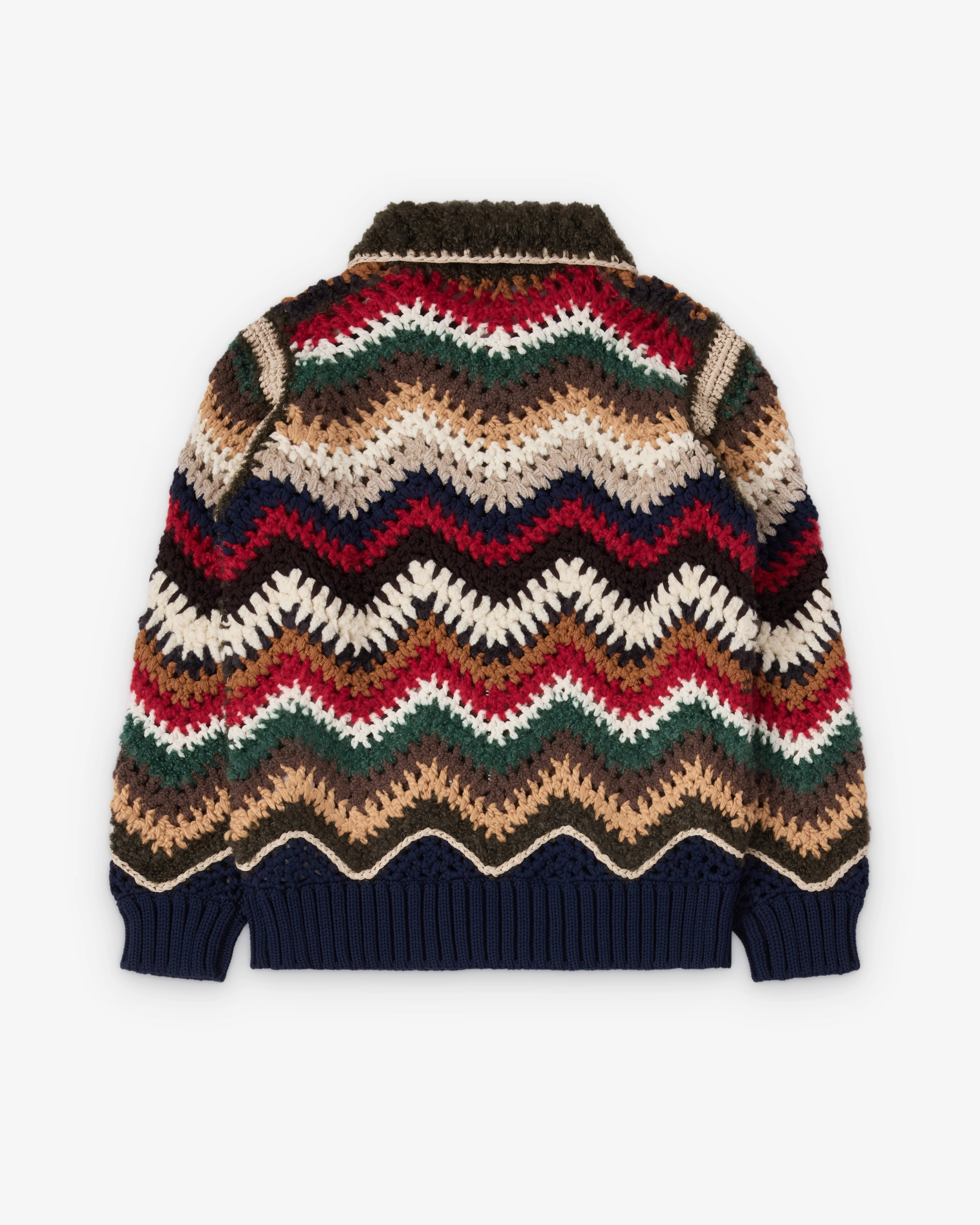 Sacai - Men's Mix Crochet Blouson - (Multi)