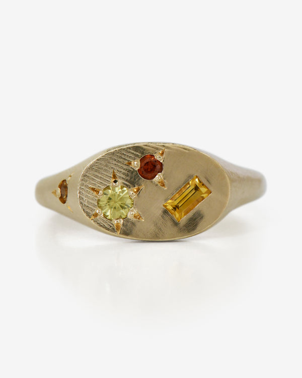 Seb Brown - Neapolitan Oval Ring - (Gold)