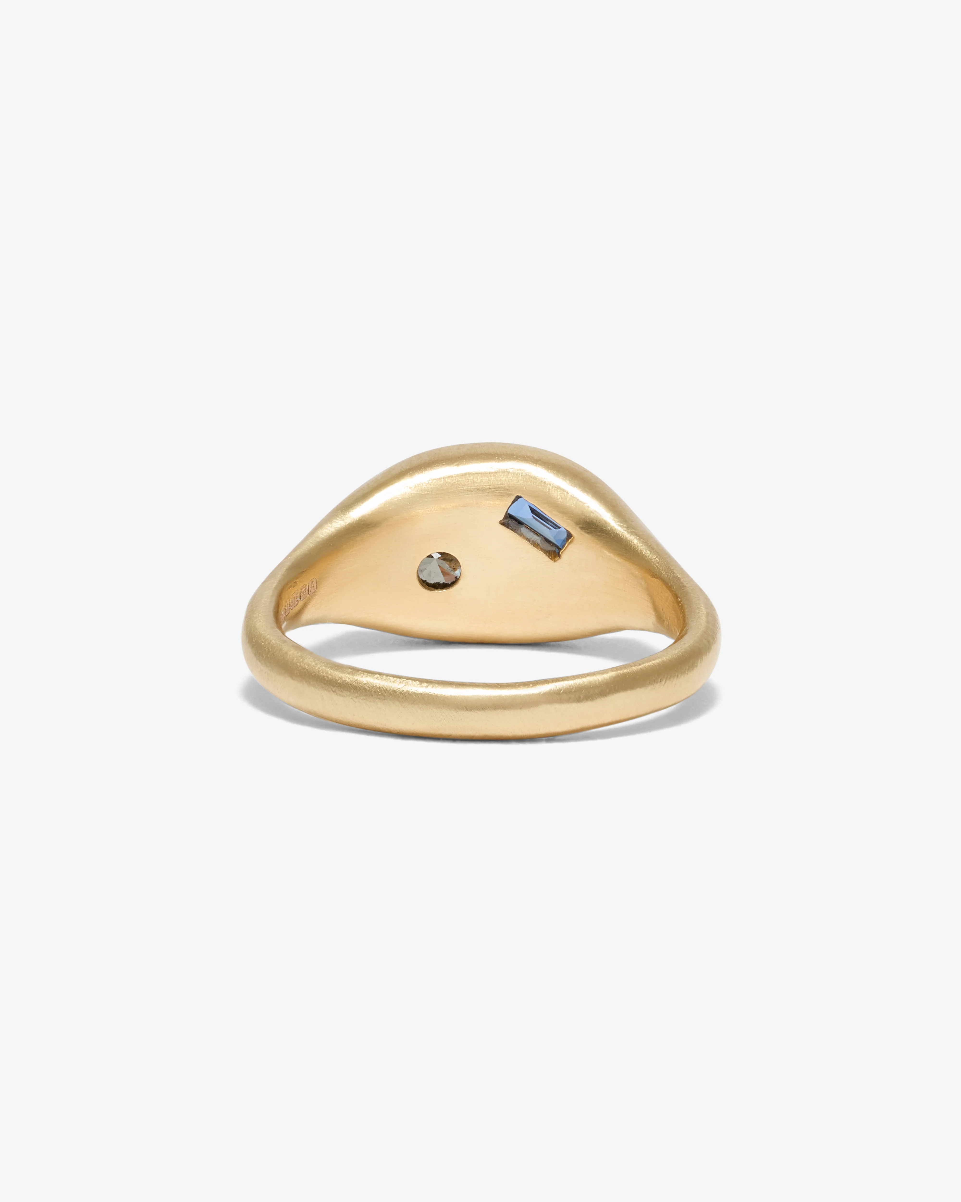 Seb Brown - Women's Gold Tilt Ring - (Gold)