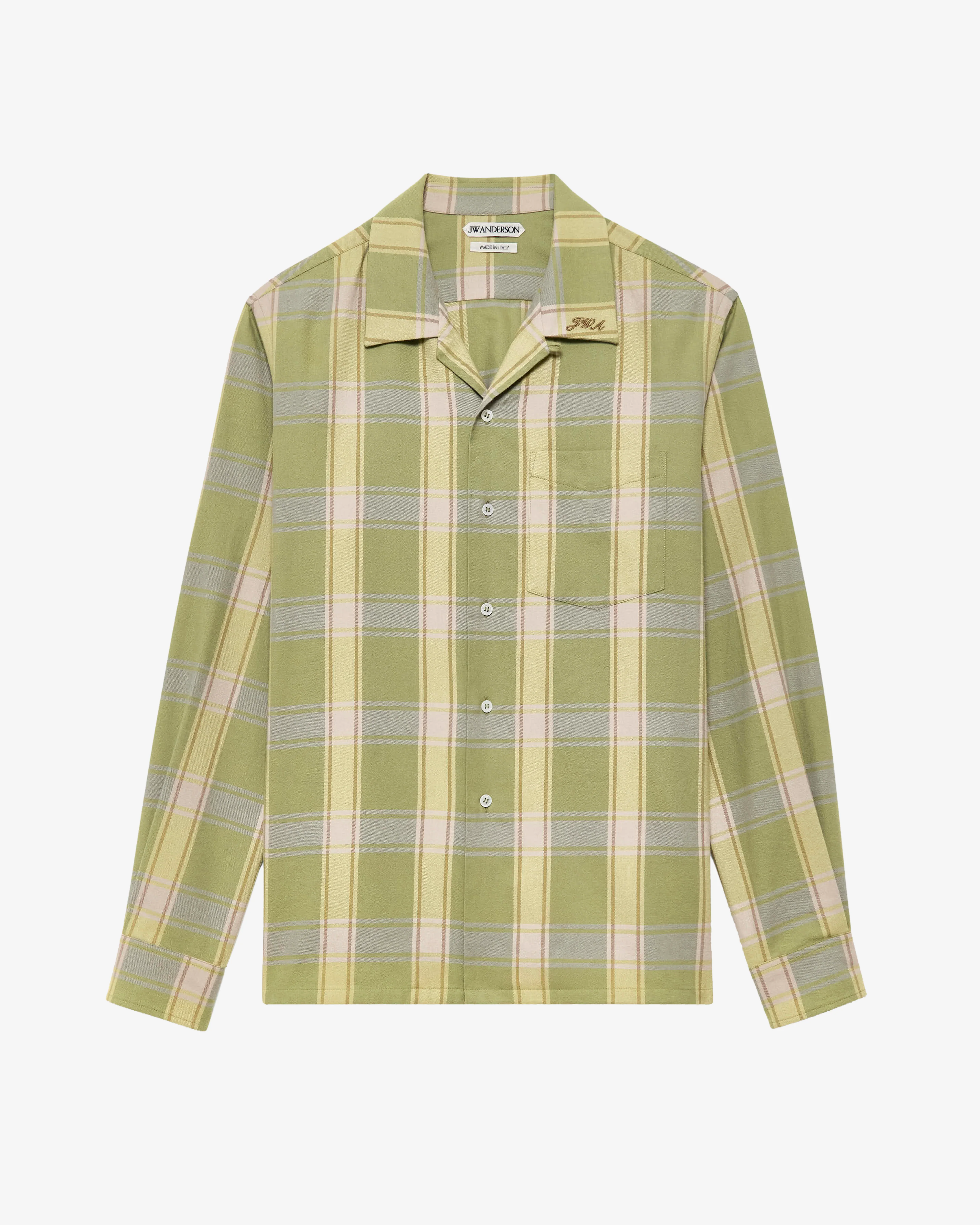 JW Anderson - Men's Check Shirt - (Apple Green)