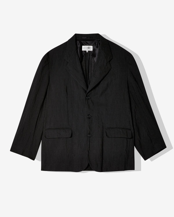 MM6 Maison Margiela - Men
s Single-Breasted Jacket - (Black)