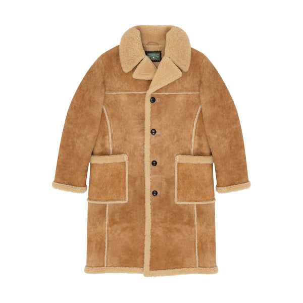 Denim Tears - Men
s Winter Recess NYC 
23 Shearling Jacket - (Tan)